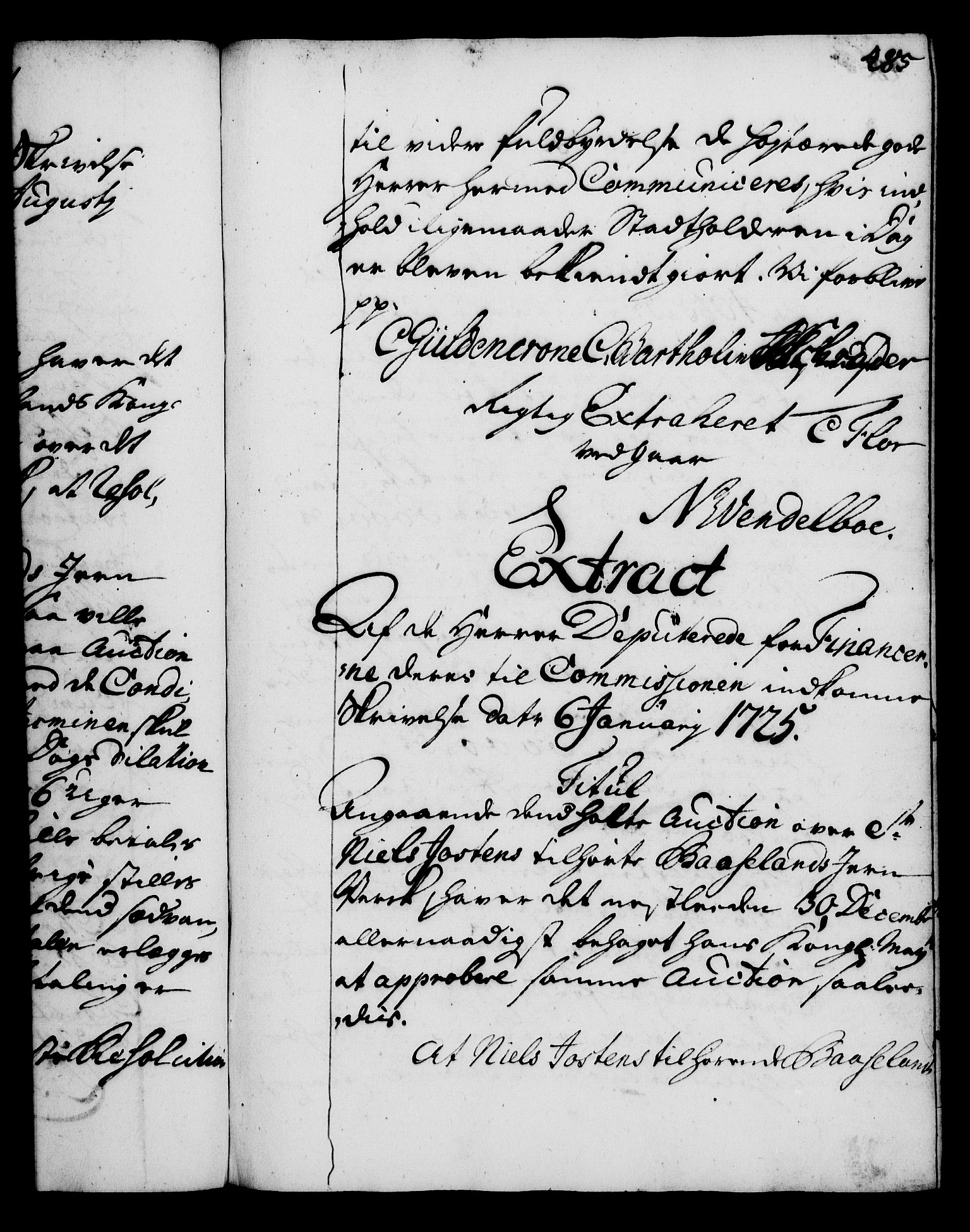 Rentekammeret, Kammerkanselliet, AV/RA-EA-3111/G/Gg/Gga/L0002: Norsk ekspedisjonsprotokoll med register (merket RK 53.2), 1723-1727, p. 485