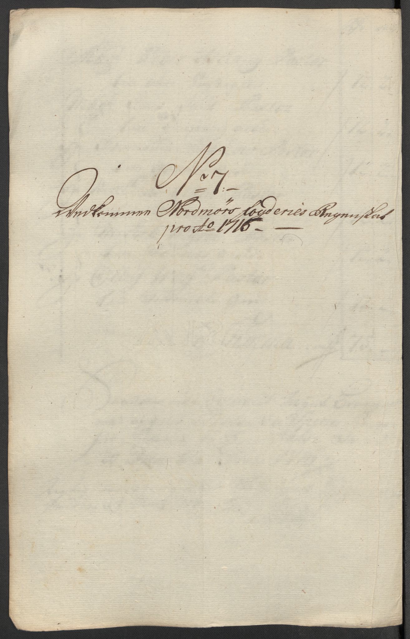 Rentekammeret inntil 1814, Reviderte regnskaper, Fogderegnskap, AV/RA-EA-4092/R56/L3749: Fogderegnskap Nordmøre, 1716, p. 92