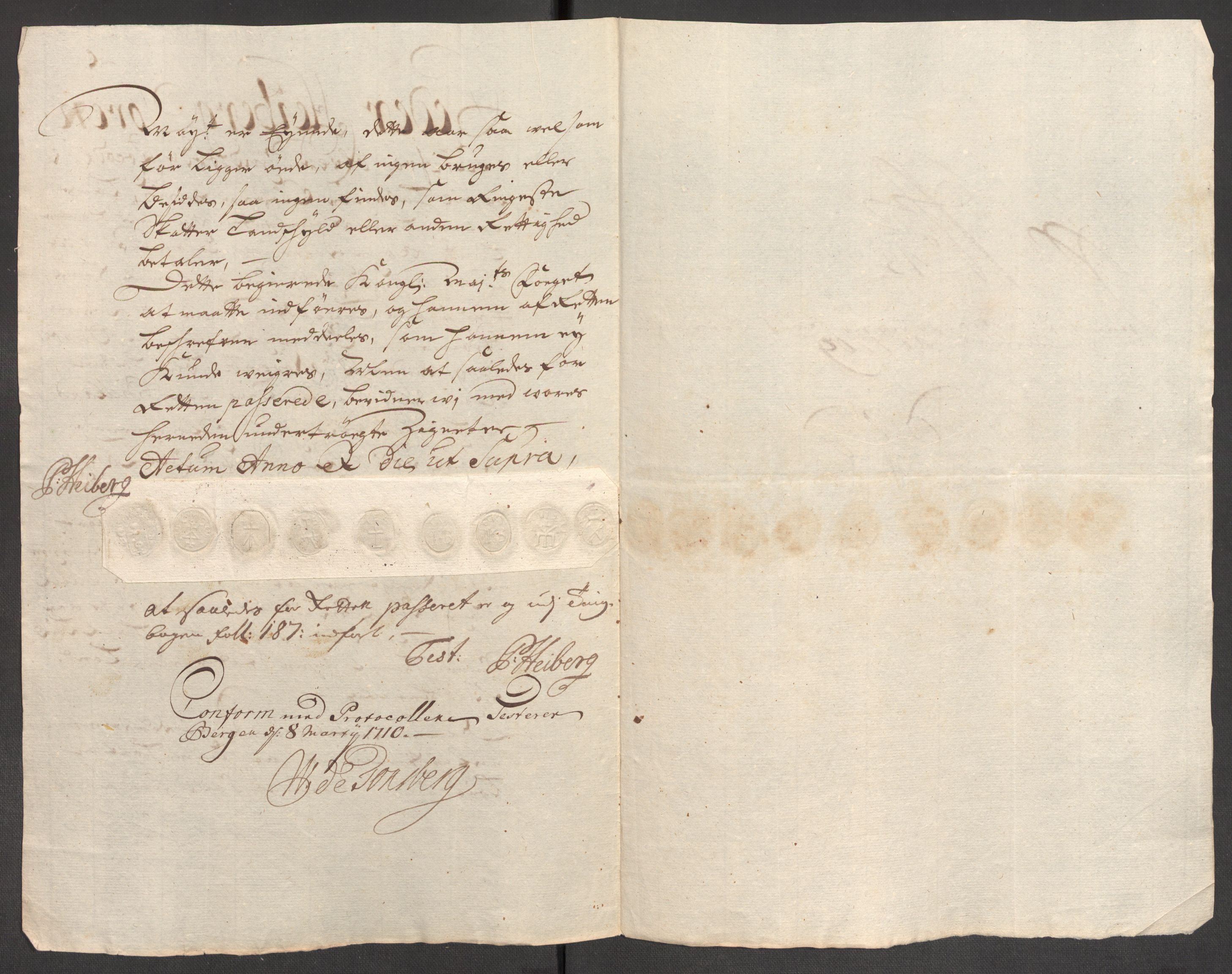 Rentekammeret inntil 1814, Reviderte regnskaper, Fogderegnskap, AV/RA-EA-4092/R48/L2986: Fogderegnskap Sunnhordland og Hardanger, 1709-1710, p. 237