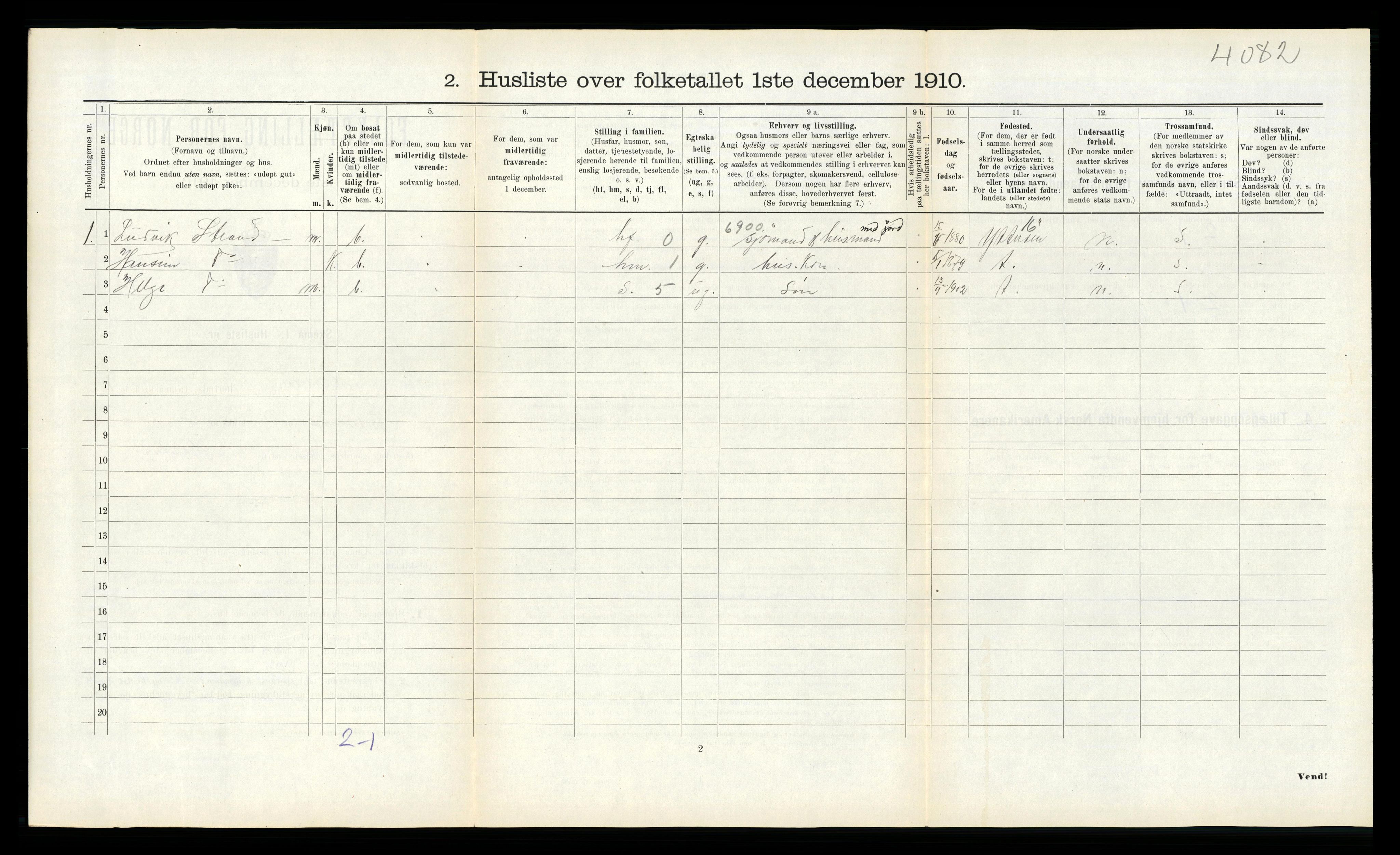 RA, 1910 census for Leksvik, 1910, p. 181