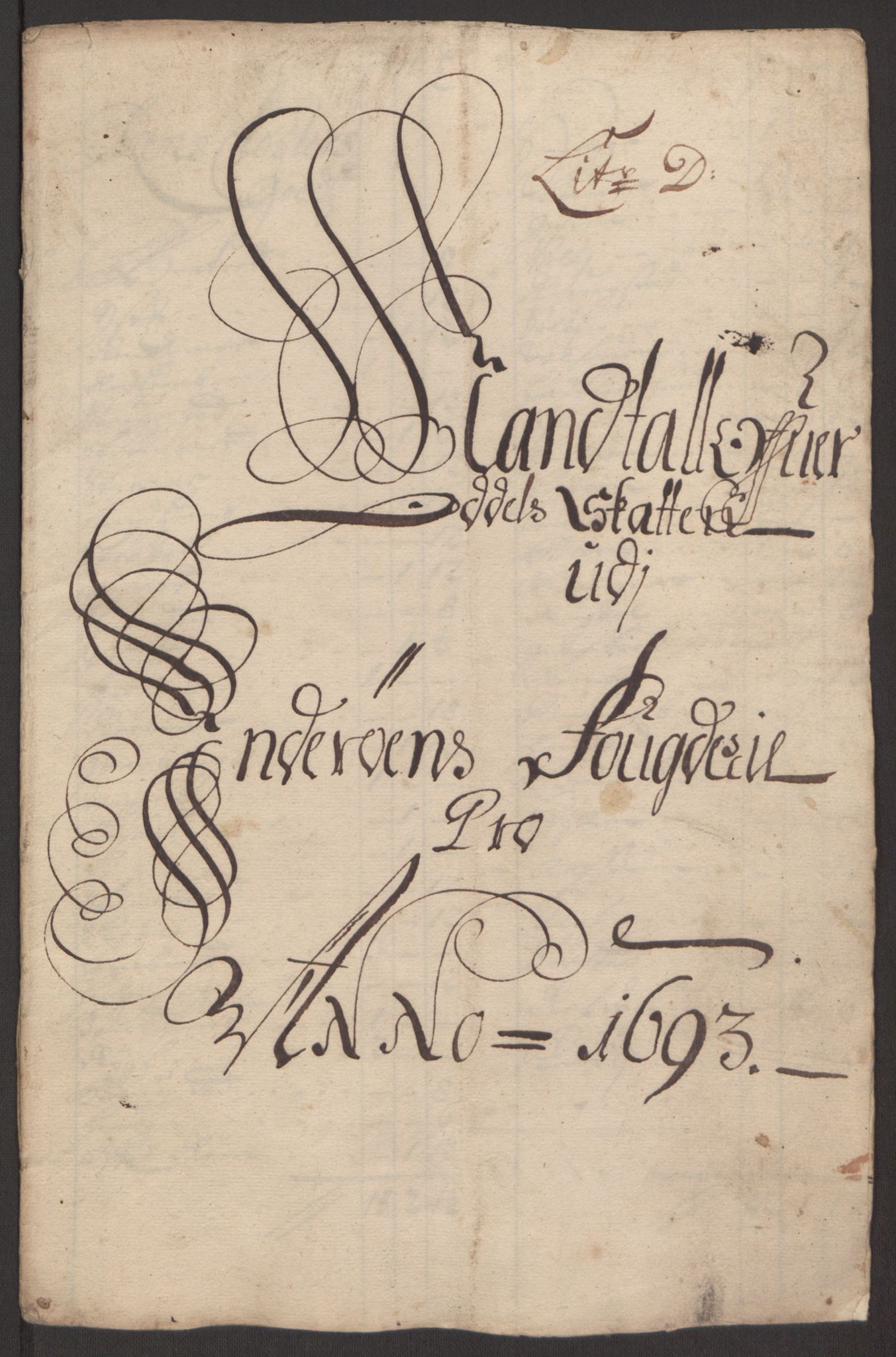 Rentekammeret inntil 1814, Reviderte regnskaper, Fogderegnskap, RA/EA-4092/R63/L4308: Fogderegnskap Inderøy, 1692-1694, p. 433