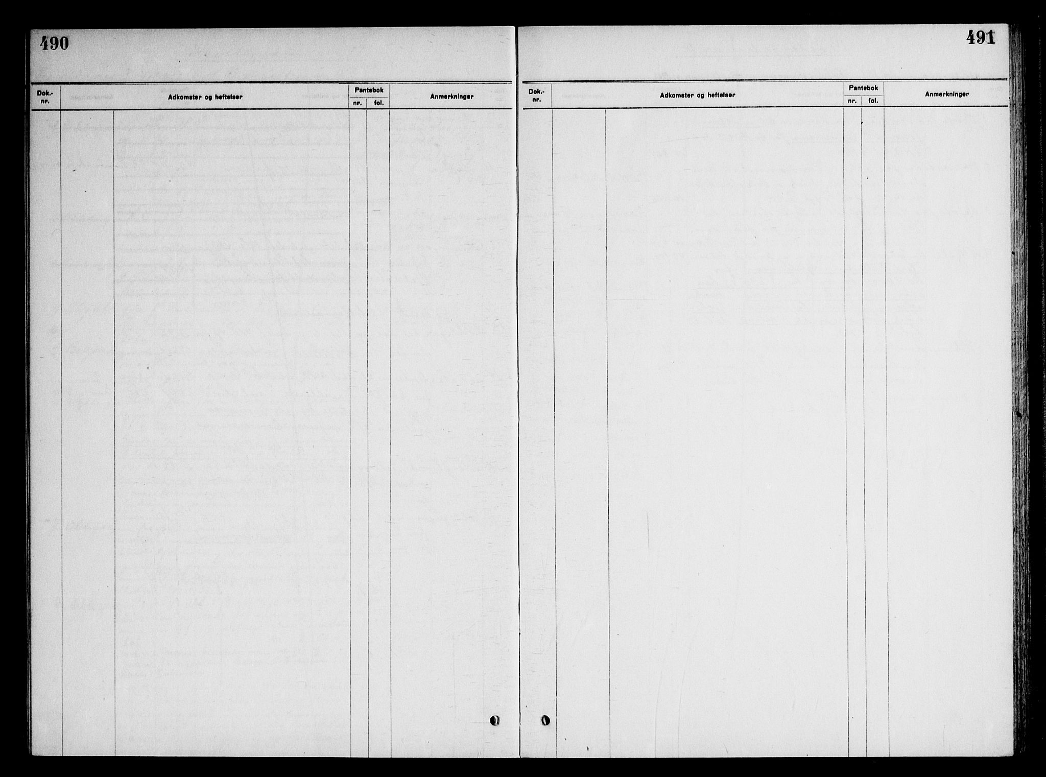 Moss byfogd, SAO/A-10863/G/Ga/Gaf/L0005: Mortgage register no. VI 5, 1921-1921, p. 490-491