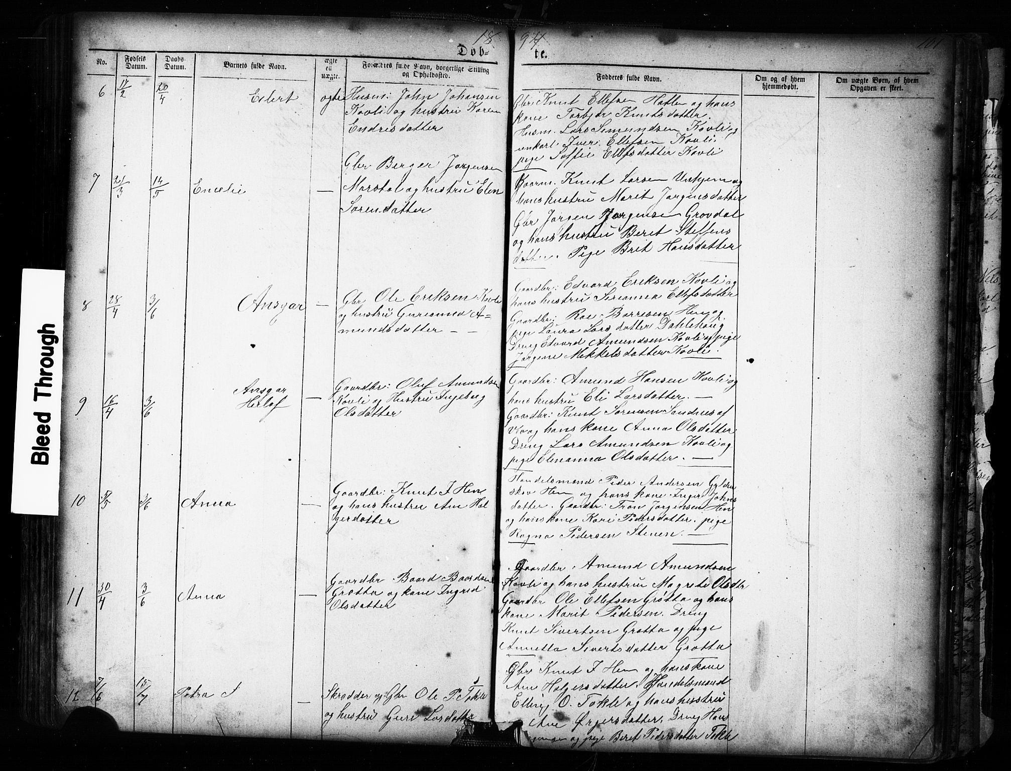 Ministerialprotokoller, klokkerbøker og fødselsregistre - Møre og Romsdal, AV/SAT-A-1454/545/L0588: Parish register (copy) no. 545C02, 1867-1902, p. 101