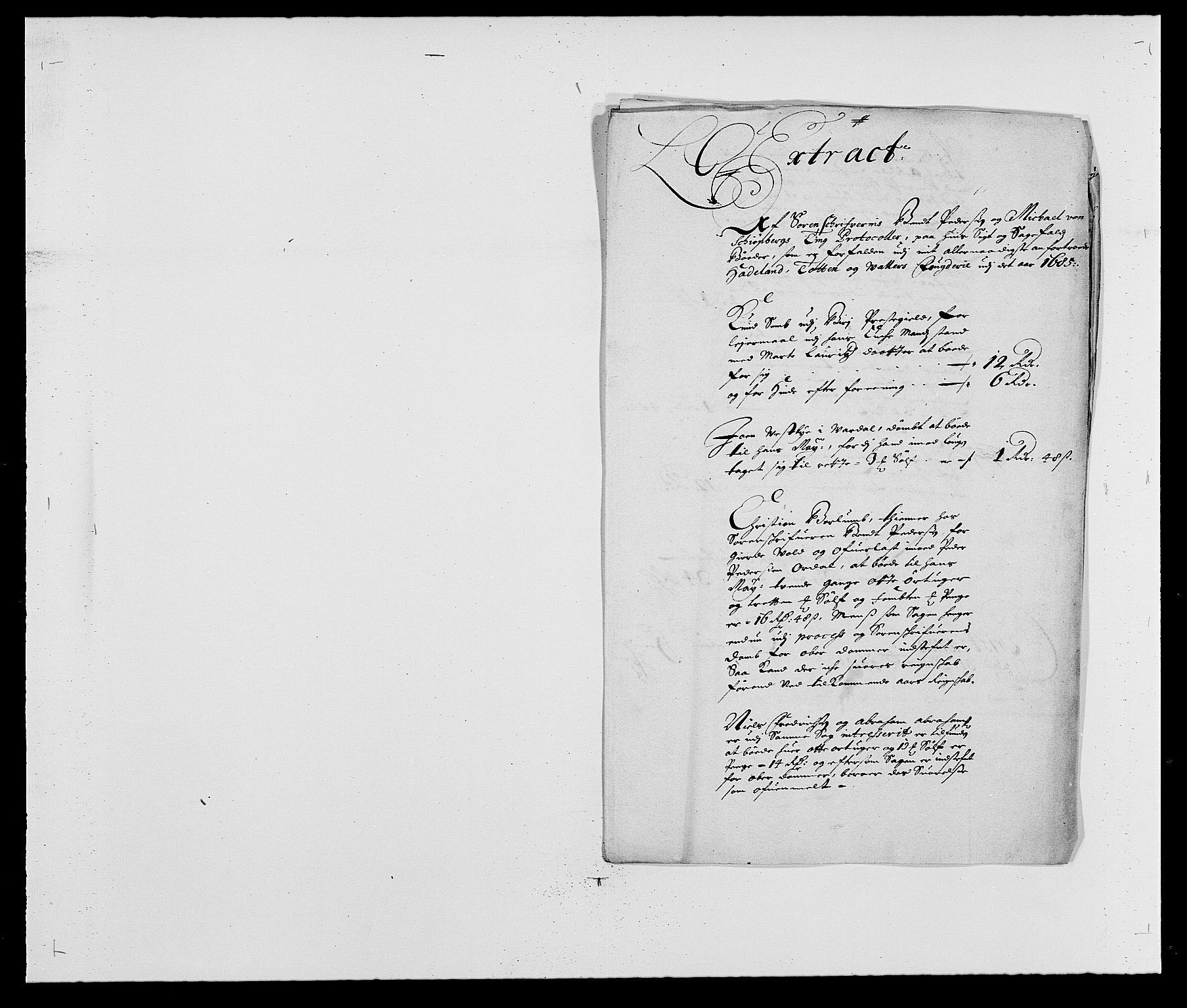 Rentekammeret inntil 1814, Reviderte regnskaper, Fogderegnskap, RA/EA-4092/R18/L1284: Fogderegnskap Hadeland, Toten og Valdres, 1685, p. 130