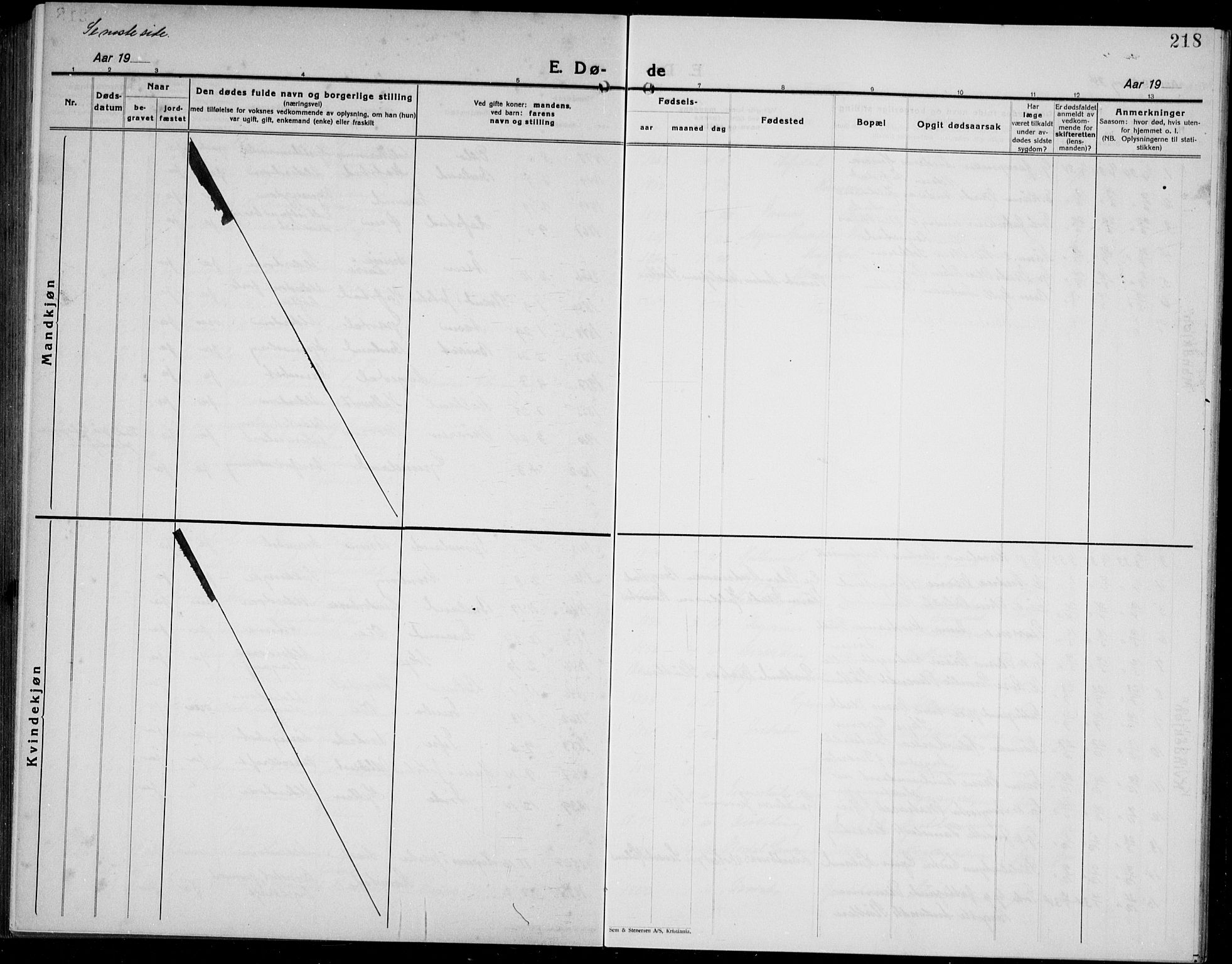 Førde sokneprestembete, AV/SAB-A-79901/H/Hab/Haba/L0004: Parish register (copy) no. A 4, 1924-1941, p. 218