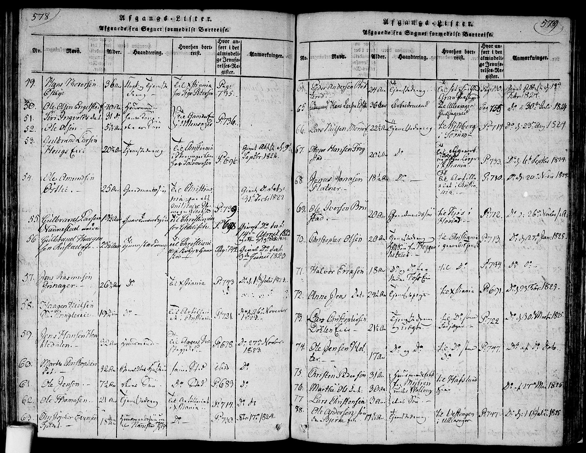Nannestad prestekontor Kirkebøker, SAO/A-10414a/F/Fa/L0009: Parish register (official) no. I 9, 1815-1840, p. 578-579