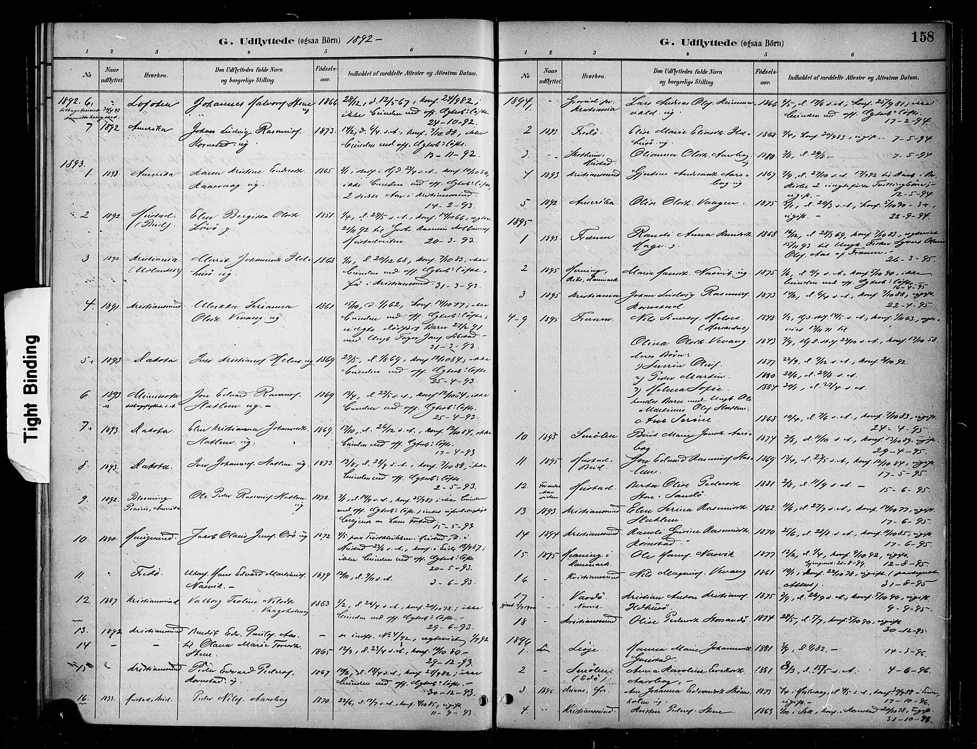 Ministerialprotokoller, klokkerbøker og fødselsregistre - Møre og Romsdal, AV/SAT-A-1454/570/L0832: Parish register (official) no. 570A06, 1885-1900, p. 158