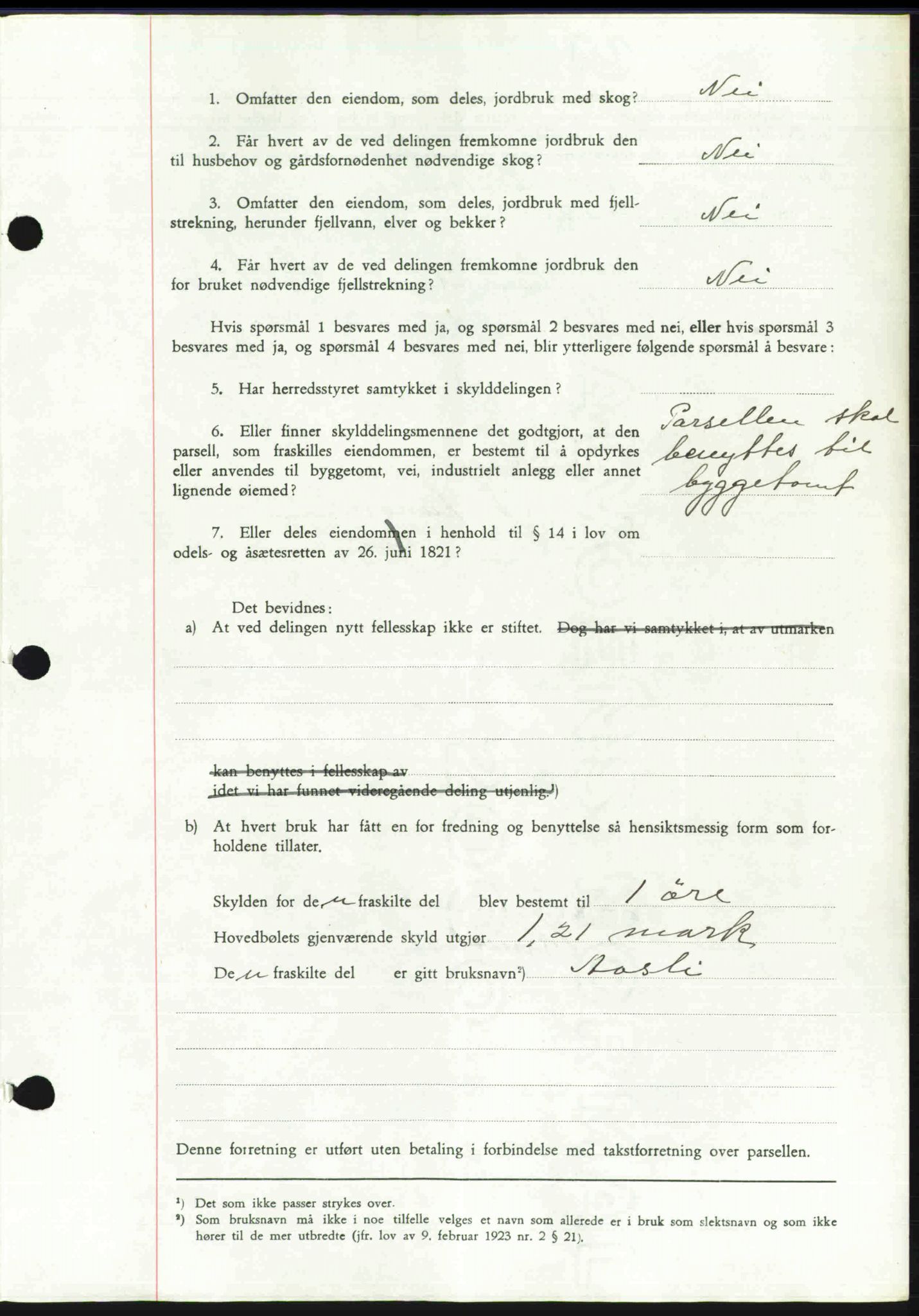 Toten tingrett, SAH/TING-006/H/Hb/Hbc/L0004: Mortgage book no. Hbc-04, 1938-1938, Diary no: : 1089/1938