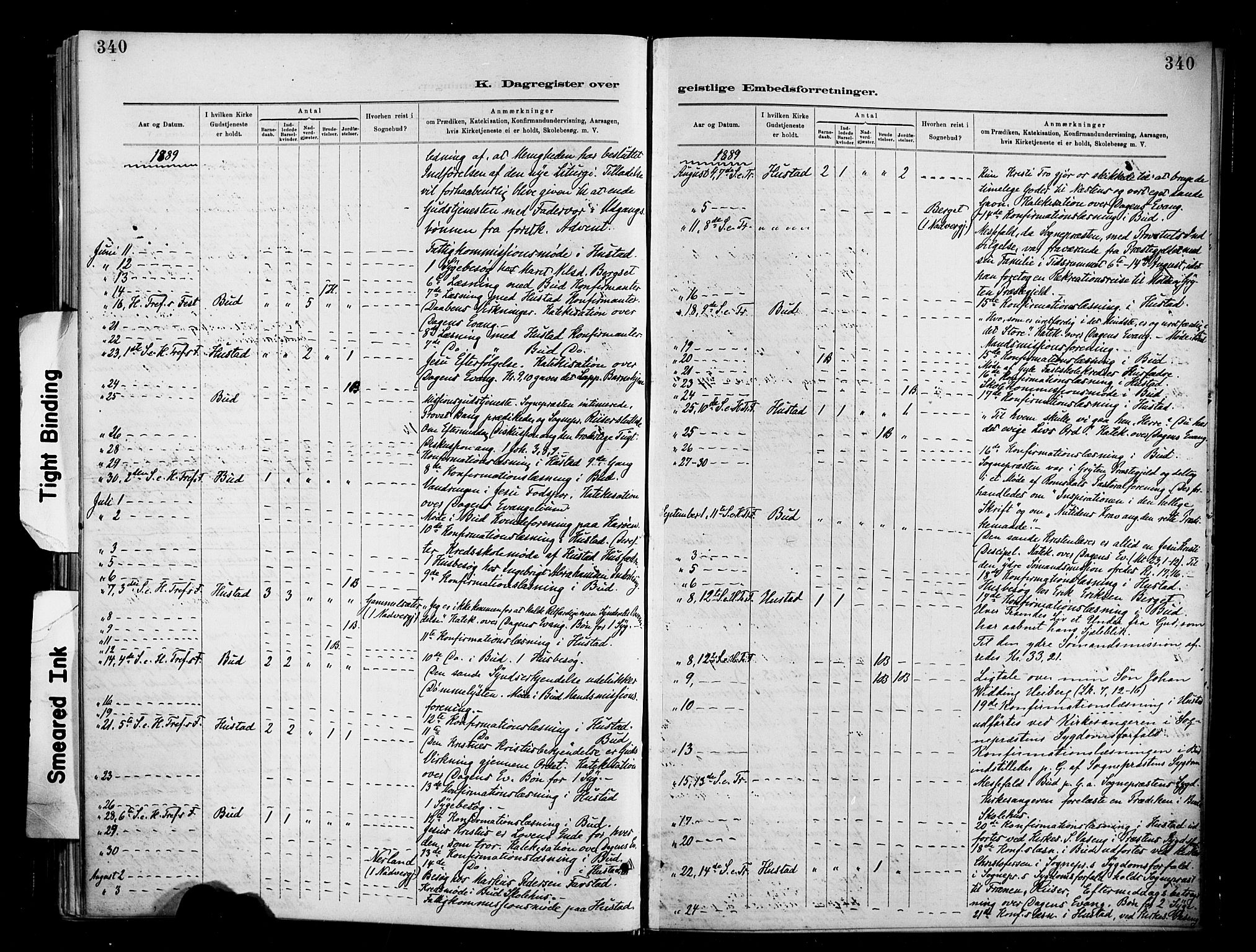 Ministerialprotokoller, klokkerbøker og fødselsregistre - Møre og Romsdal, AV/SAT-A-1454/566/L0769: Parish register (official) no. 566A08, 1881-1903, p. 340