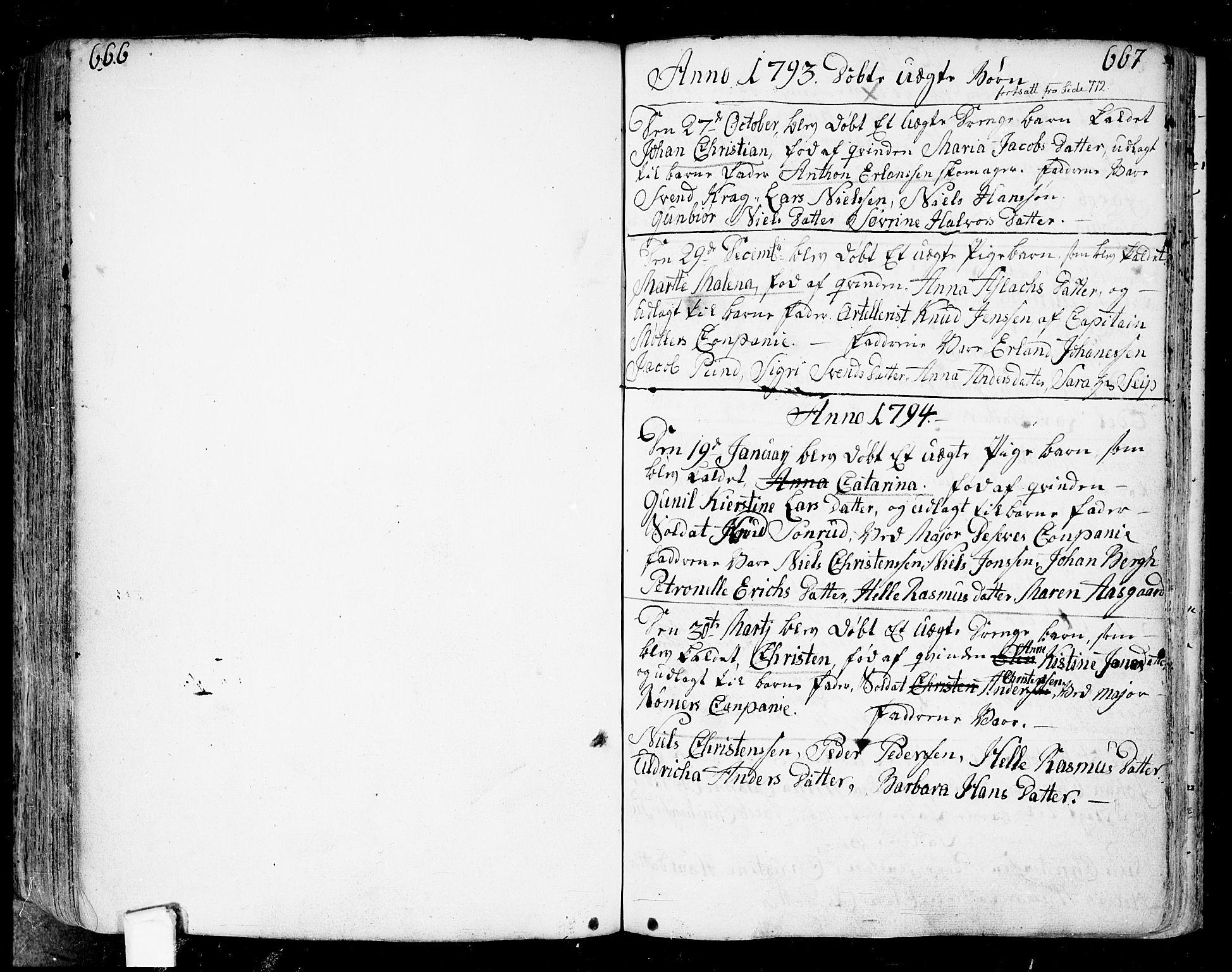 Fredrikstad prestekontor Kirkebøker, SAO/A-11082/F/Fa/L0002: Parish register (official) no. 2, 1750-1804, p. 666-667