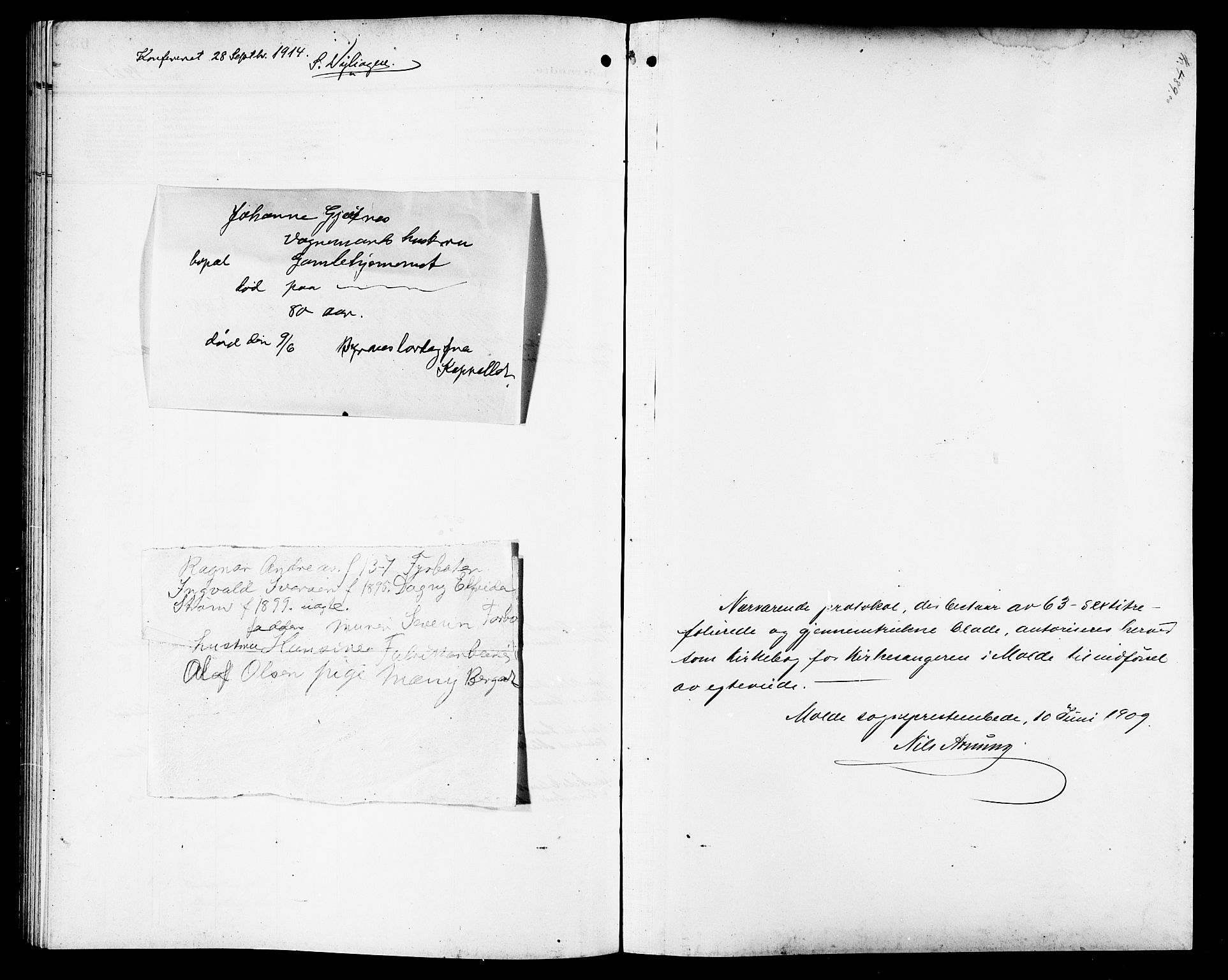 Ministerialprotokoller, klokkerbøker og fødselsregistre - Møre og Romsdal, SAT/A-1454/558/L0703: Parish register (copy) no. 558C04, 1906-1921