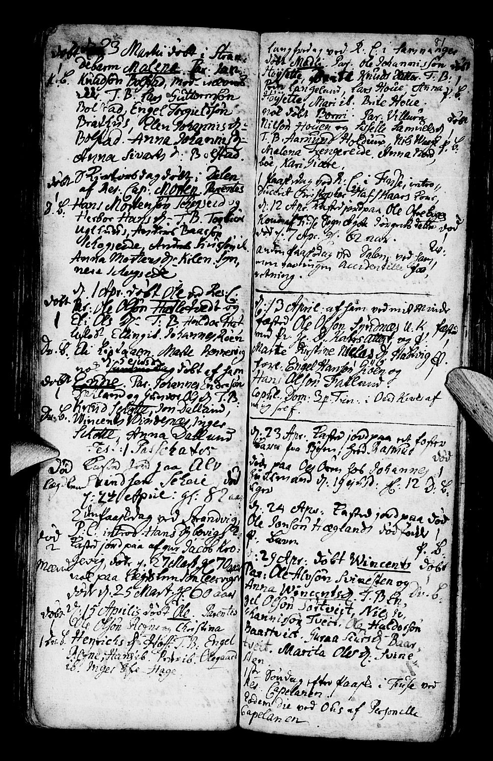 Os sokneprestembete, SAB/A-99929: Parish register (official) no. A 9, 1766-1779, p. 81