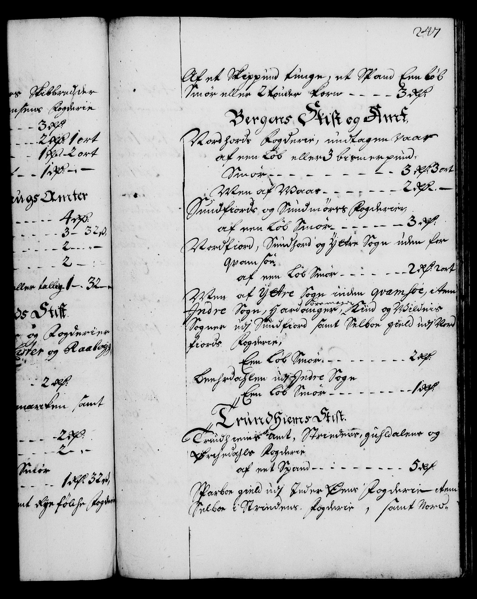 Rentekammeret, Kammerkanselliet, RA/EA-3111/G/Gg/Gga/L0003: Norsk ekspedisjonsprotokoll med register (merket RK 53.3), 1727-1734, p. 247