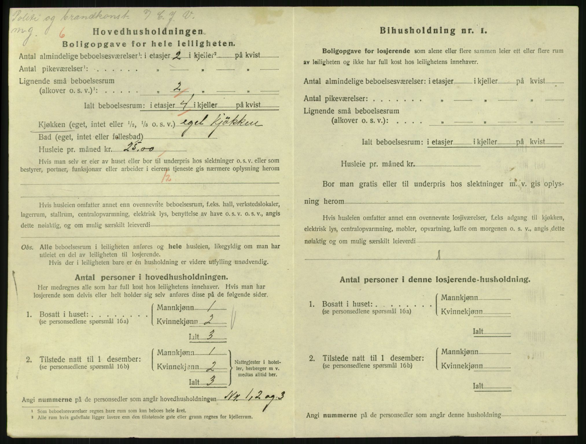 SAKO, 1920 census for Horten, 1920, p. 6116