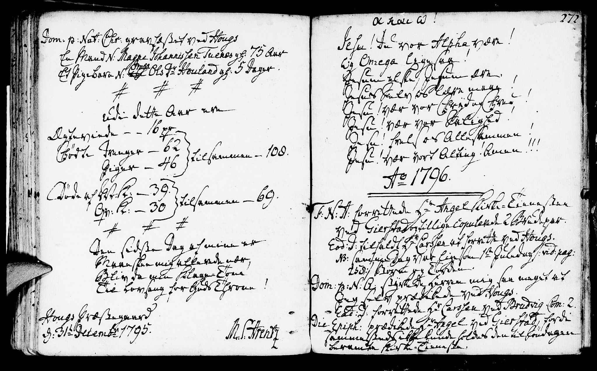 Haus sokneprestembete, AV/SAB-A-75601/H/Haa: Parish register (official) no. A 10, 1782-1796, p. 272