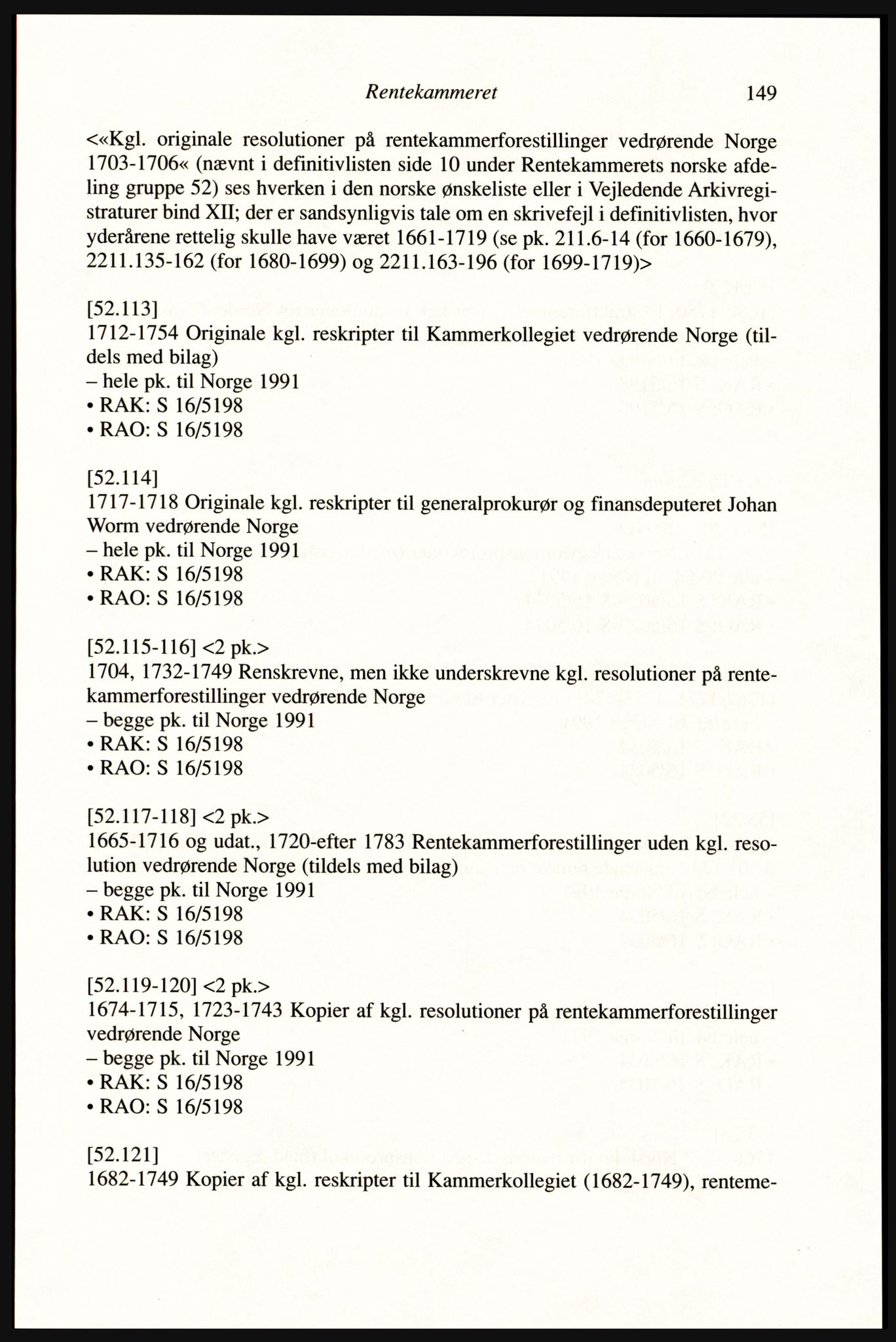 Publikasjoner utgitt av Arkivverket, PUBL/PUBL-001/A/0002: Erik Gøbel: NOREG, Tværregistratur over norgesrelevant materiale i Rigsarkivet i København (2000), 2000, p. 151