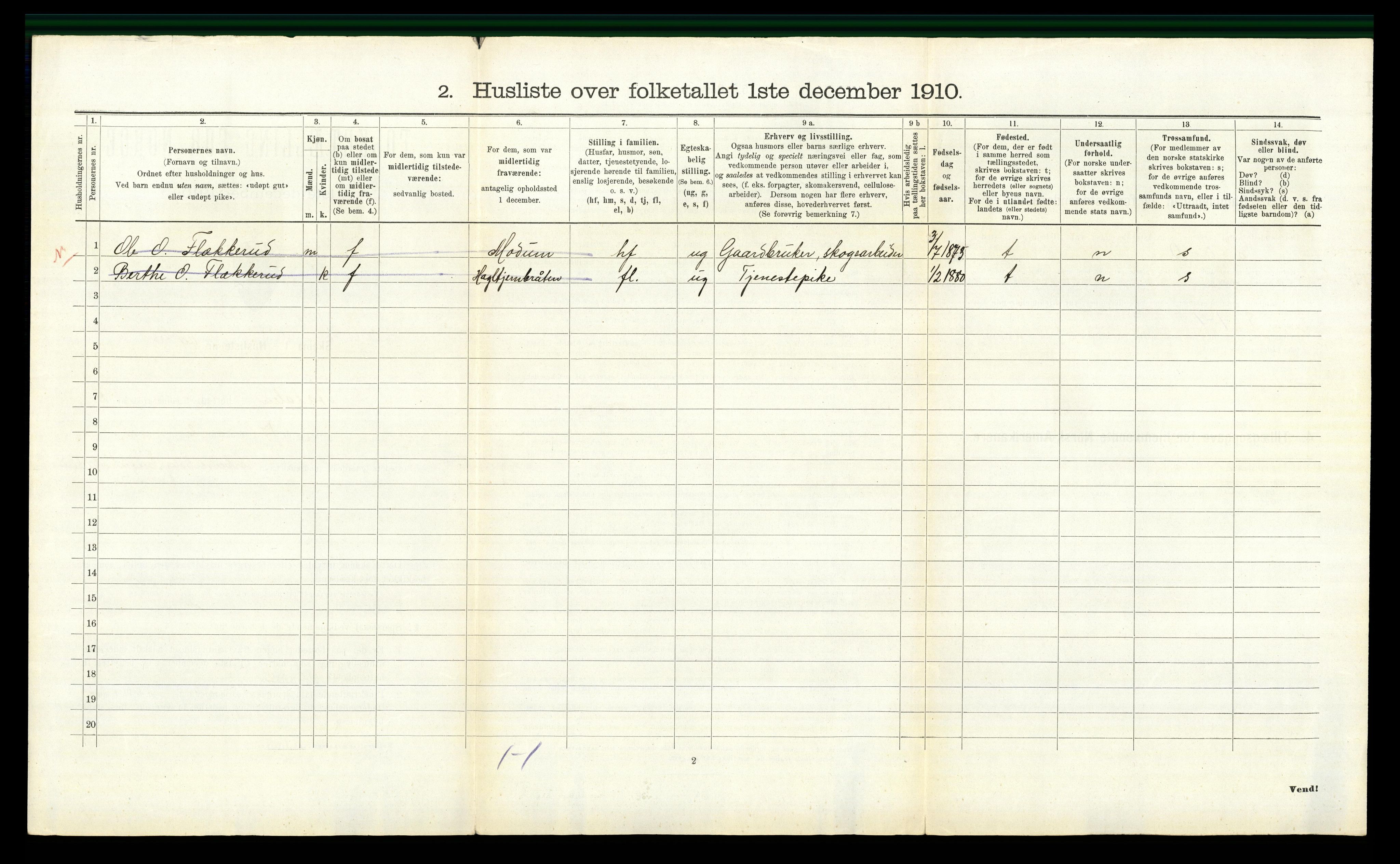 RA, 1910 census for Ådal, 1910, p. 880