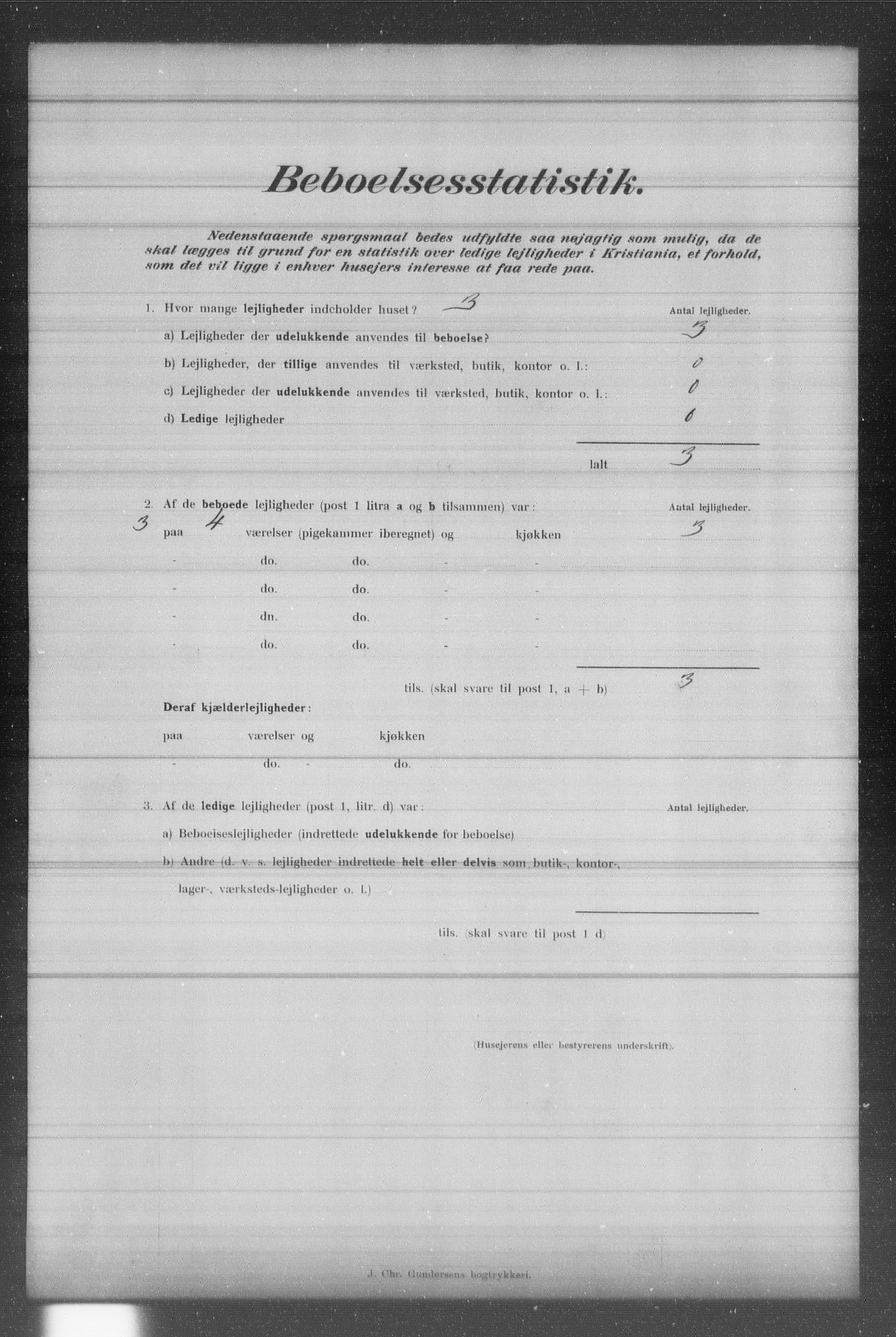 OBA, Municipal Census 1902 for Kristiania, 1902, p. 1279