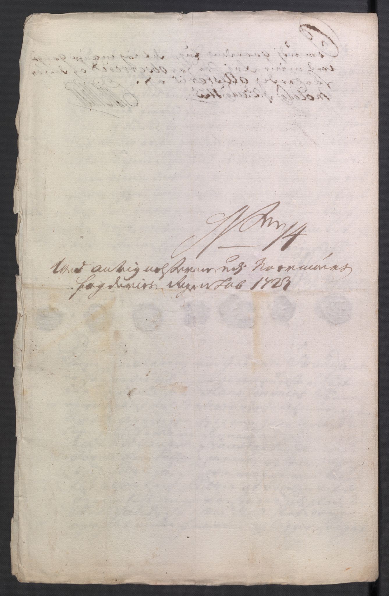 Rentekammeret inntil 1814, Reviderte regnskaper, Fogderegnskap, RA/EA-4092/R56/L3756: Fogderegnskap Nordmøre, 1723, p. 390