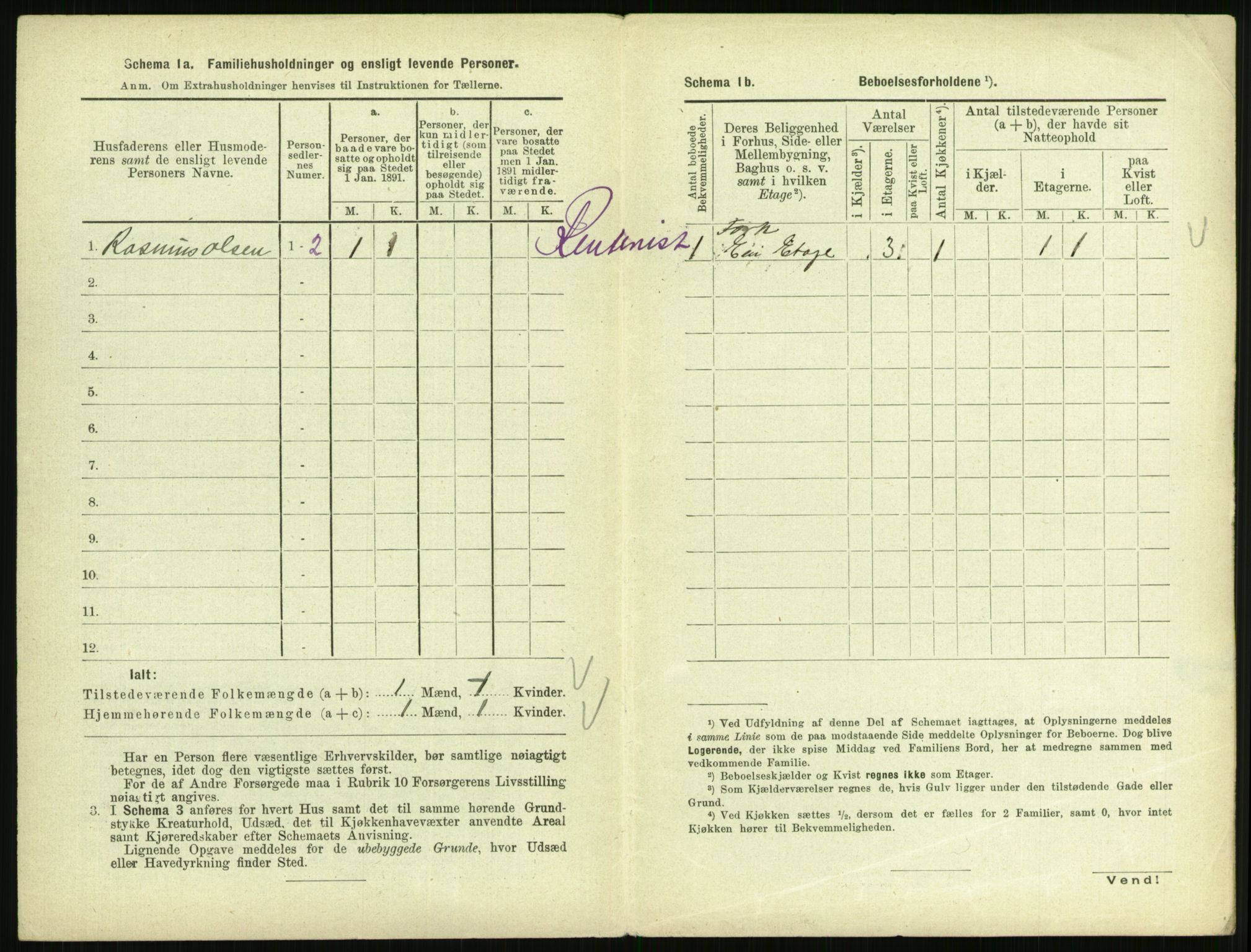 RA, 1891 census for 0805 Porsgrunn, 1891, p. 762