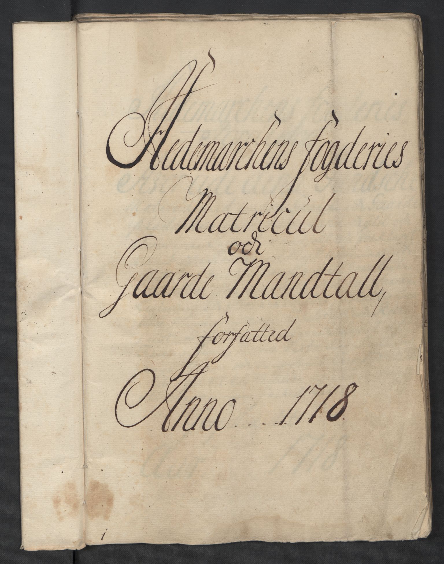 Rentekammeret inntil 1814, Reviderte regnskaper, Fogderegnskap, RA/EA-4092/R16/L1057: Fogderegnskap Hedmark, 1718, p. 17