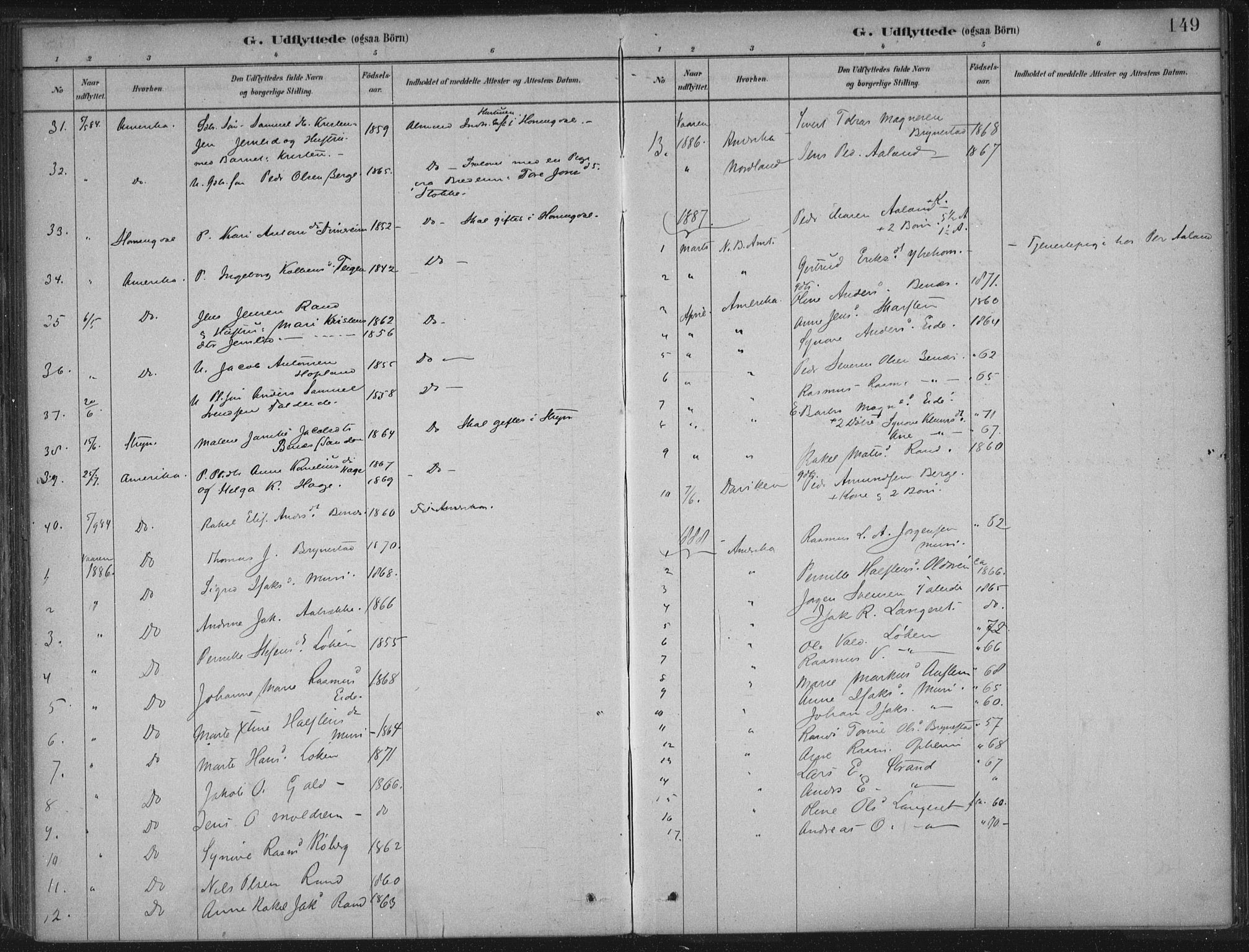 Innvik sokneprestembete, AV/SAB-A-80501: Parish register (official) no. B  1, 1879-1902, p. 149