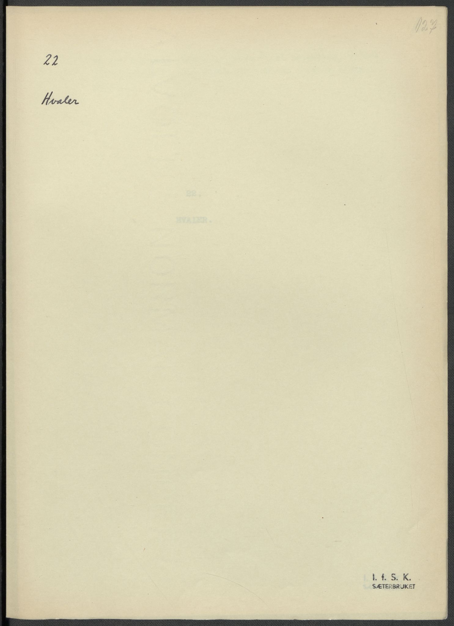 Instituttet for sammenlignende kulturforskning, RA/PA-0424/F/Fc/L0002/0001: Eske B2: / Østfold (perm I), 1932-1935, p. 127