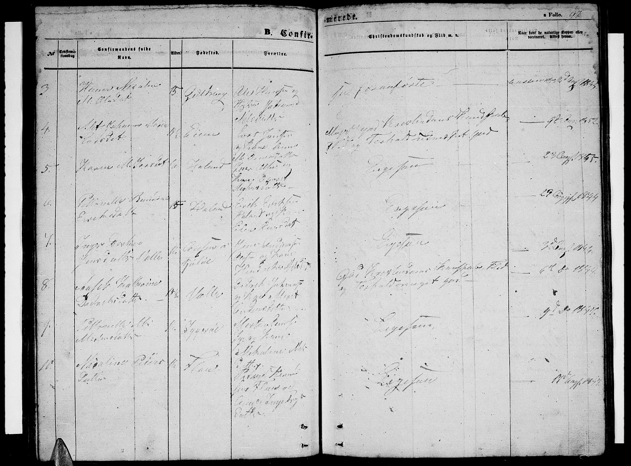 Ministerialprotokoller, klokkerbøker og fødselsregistre - Nordland, SAT/A-1459/816/L0251: Parish register (copy) no. 816C01, 1852-1870, p. 97
