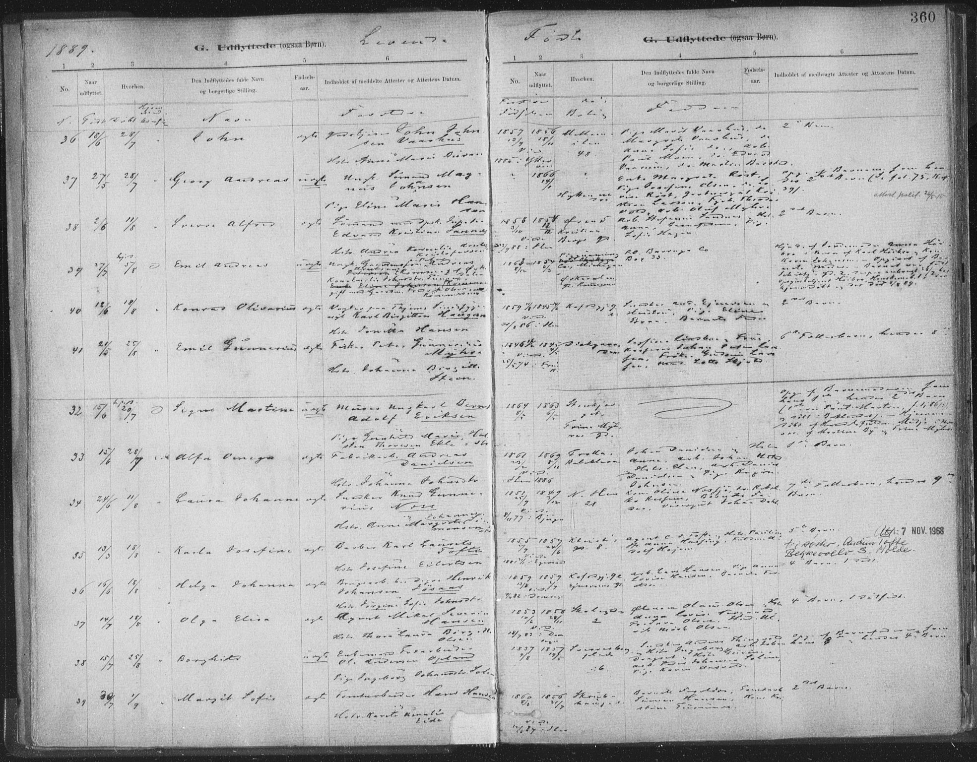 Ministerialprotokoller, klokkerbøker og fødselsregistre - Sør-Trøndelag, SAT/A-1456/603/L0163: Parish register (official) no. 603A02, 1879-1895, p. 360
