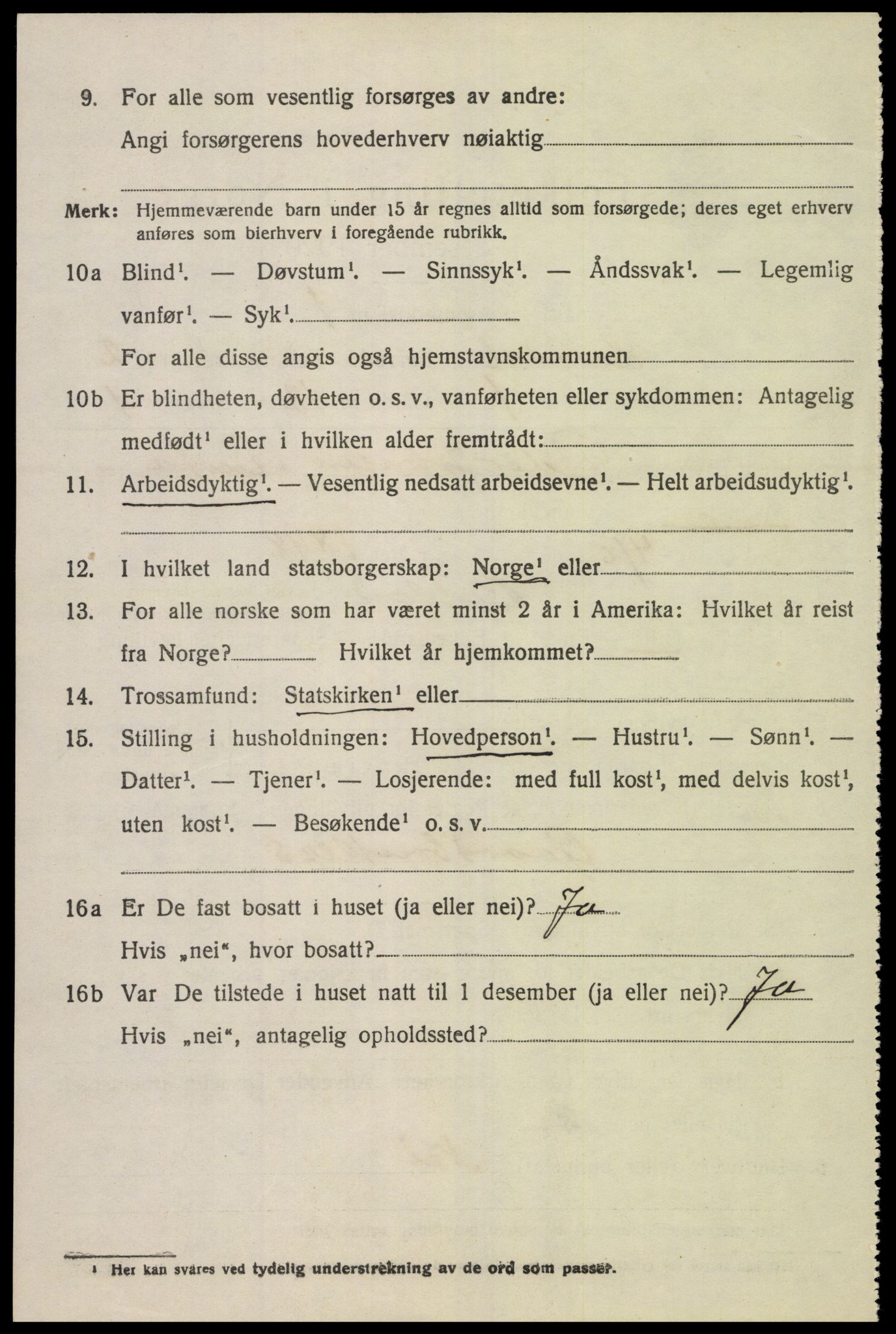 SAK, 1920 census for Laudal, 1920, p. 759