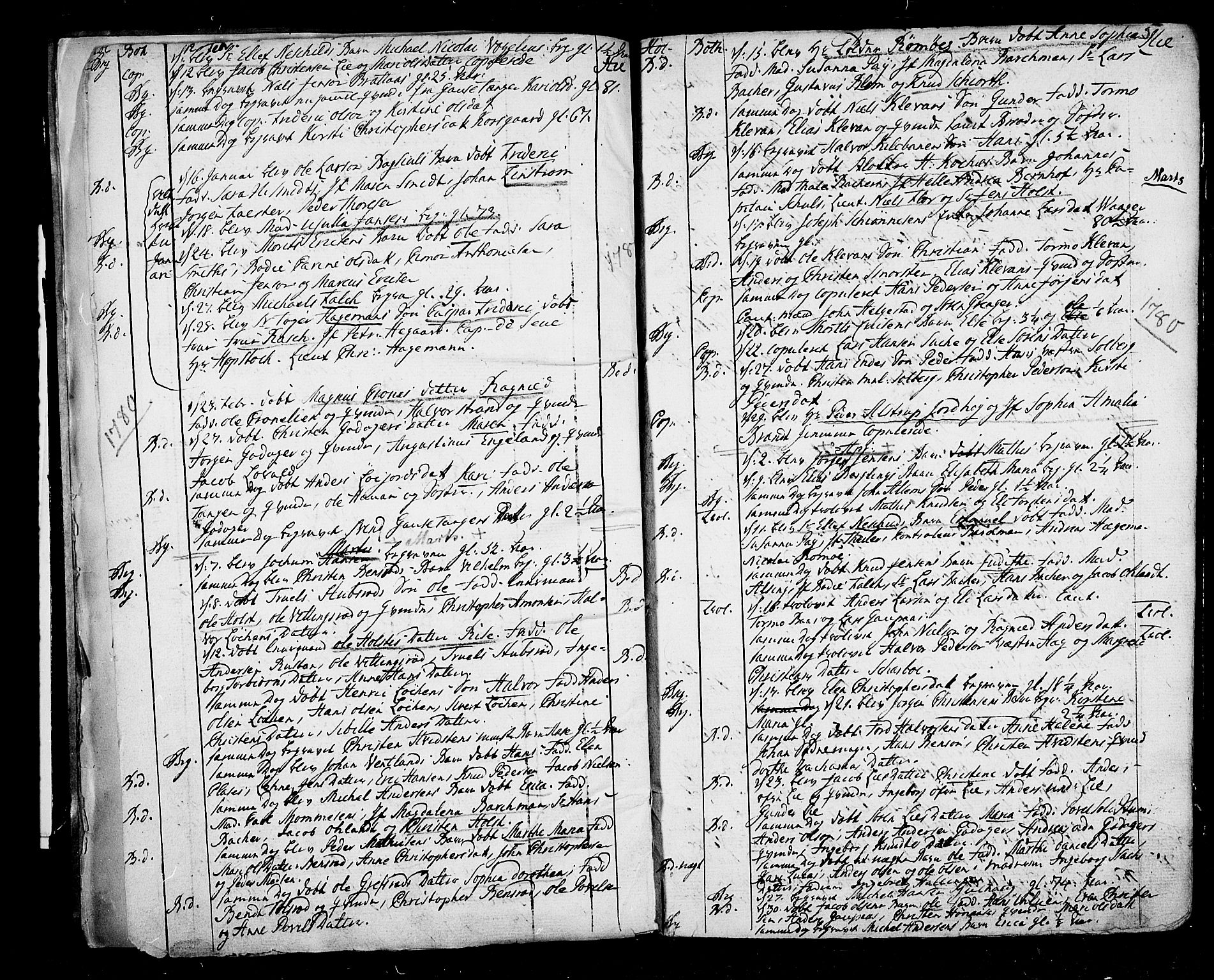 Botne kirkebøker, AV/SAKO-A-340/F/Fa/L0002: Parish register (official) no. I 2, 1779-1791, p. 5