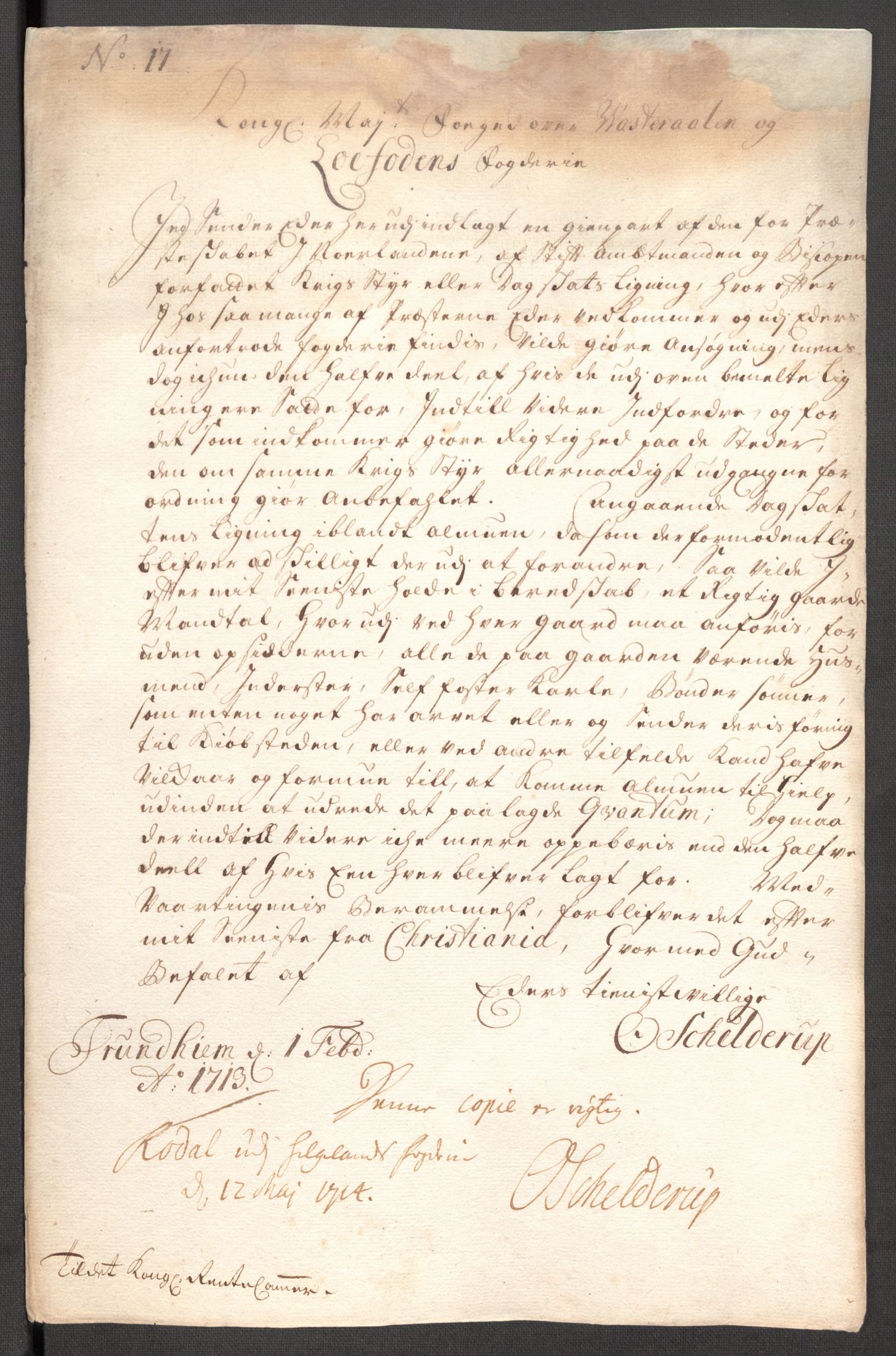 Rentekammeret inntil 1814, Reviderte regnskaper, Fogderegnskap, AV/RA-EA-4092/R67/L4679: Fogderegnskap Vesterålen, Andenes og Lofoten, 1711-1713, p. 199