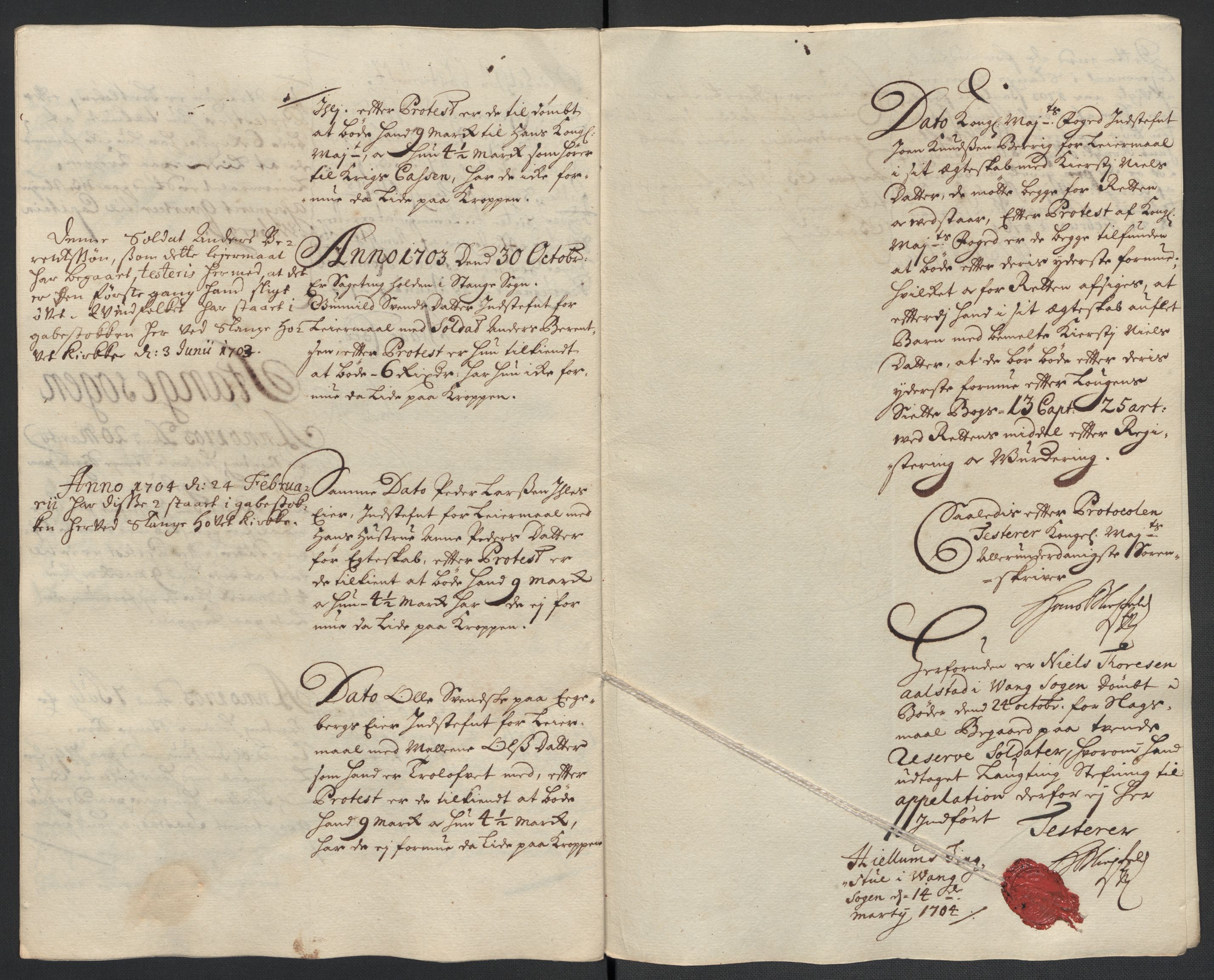 Rentekammeret inntil 1814, Reviderte regnskaper, Fogderegnskap, AV/RA-EA-4092/R16/L1041: Fogderegnskap Hedmark, 1703-1704, p. 80