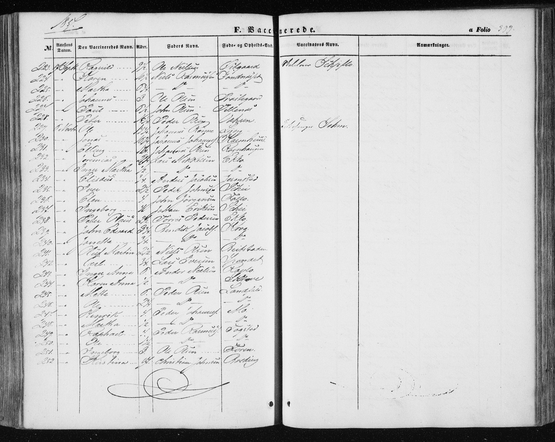 Ministerialprotokoller, klokkerbøker og fødselsregistre - Nord-Trøndelag, SAT/A-1458/723/L0240: Parish register (official) no. 723A09, 1852-1860, p. 399