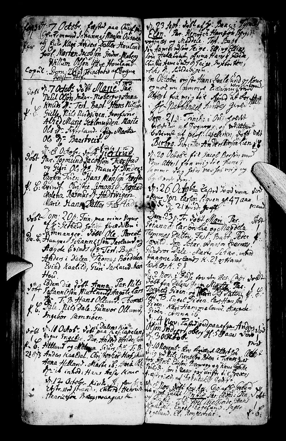 Os sokneprestembete, AV/SAB-A-99929: Parish register (official) no. A 9, 1766-1779, p. 37