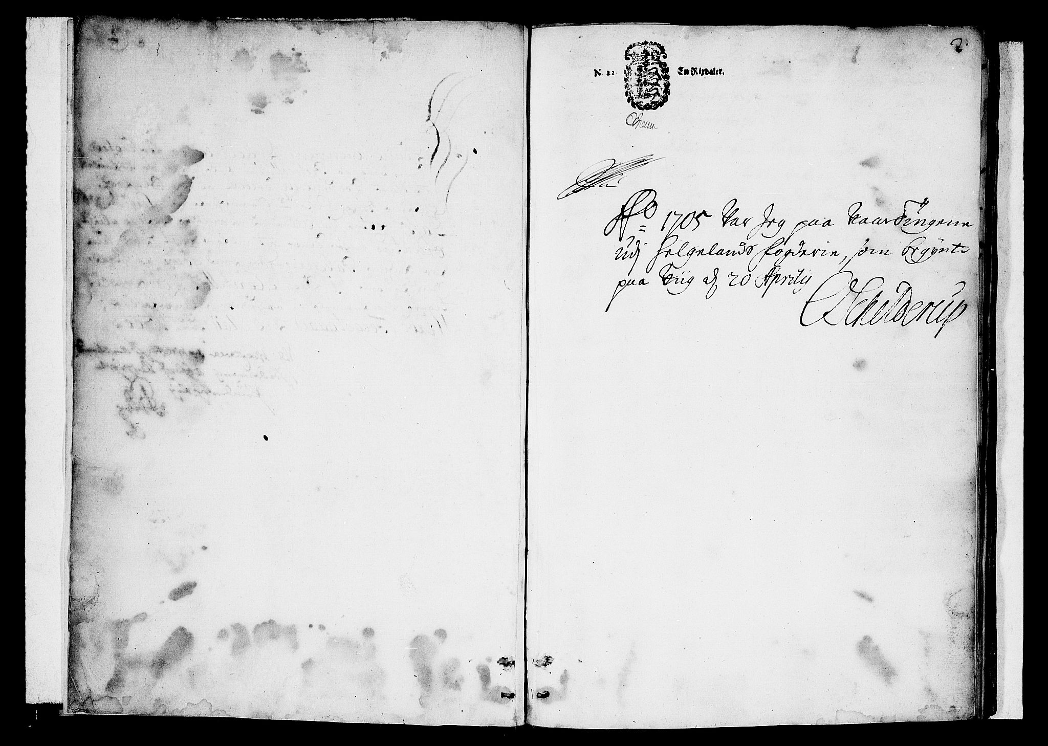 Helgeland sorenskriveri, AV/SAT-A-0004/1/1A/L0003: Tingbok 3, 1700-1709, p. 2