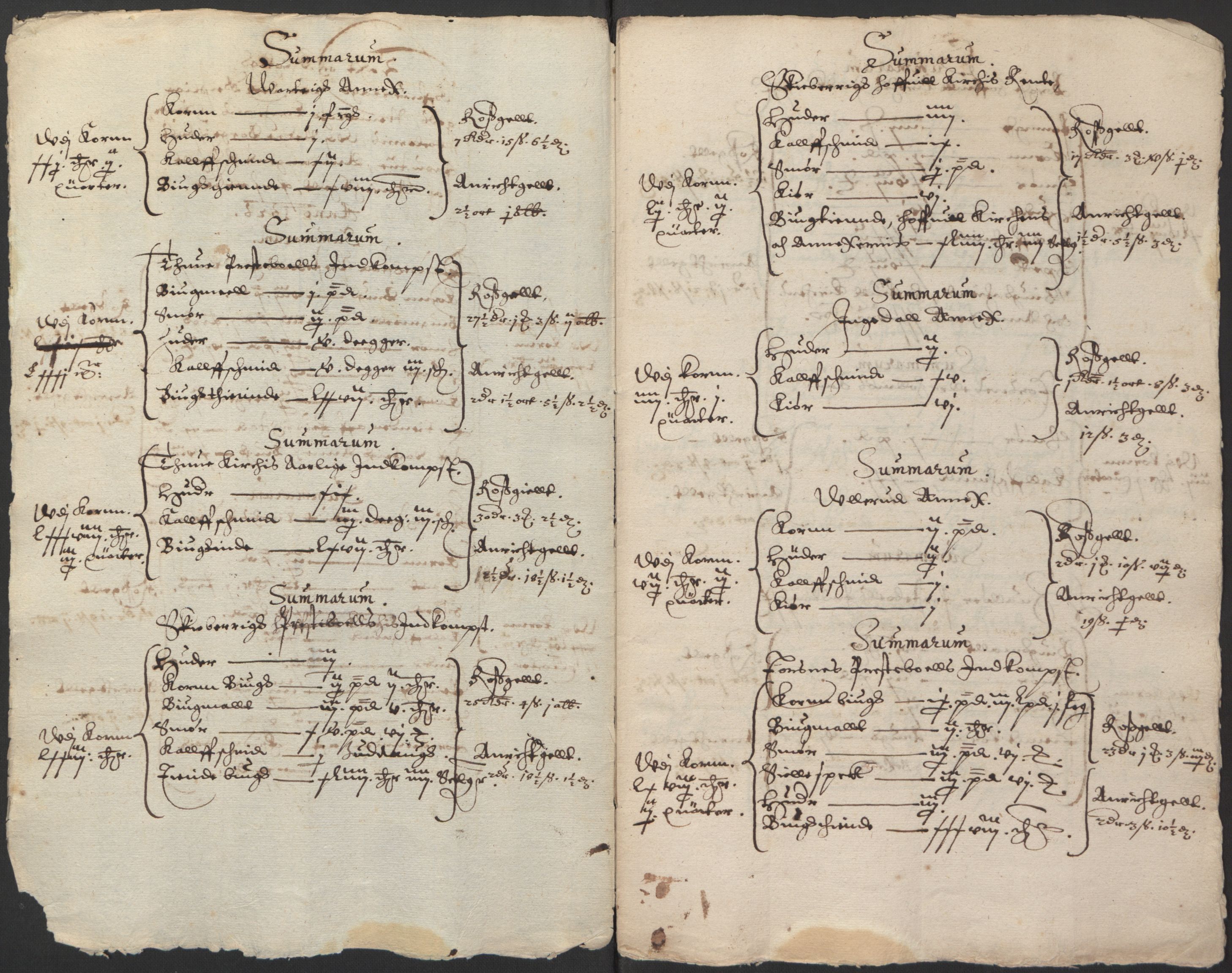 Stattholderembetet 1572-1771, AV/RA-EA-2870/Ek/L0014/0001: Jordebøker til utlikning av rosstjeneste 1624-1626: / Kirke- og prestebolsinntekter i Oslo og Hamar bispedømme, 1625-1626, p. 123