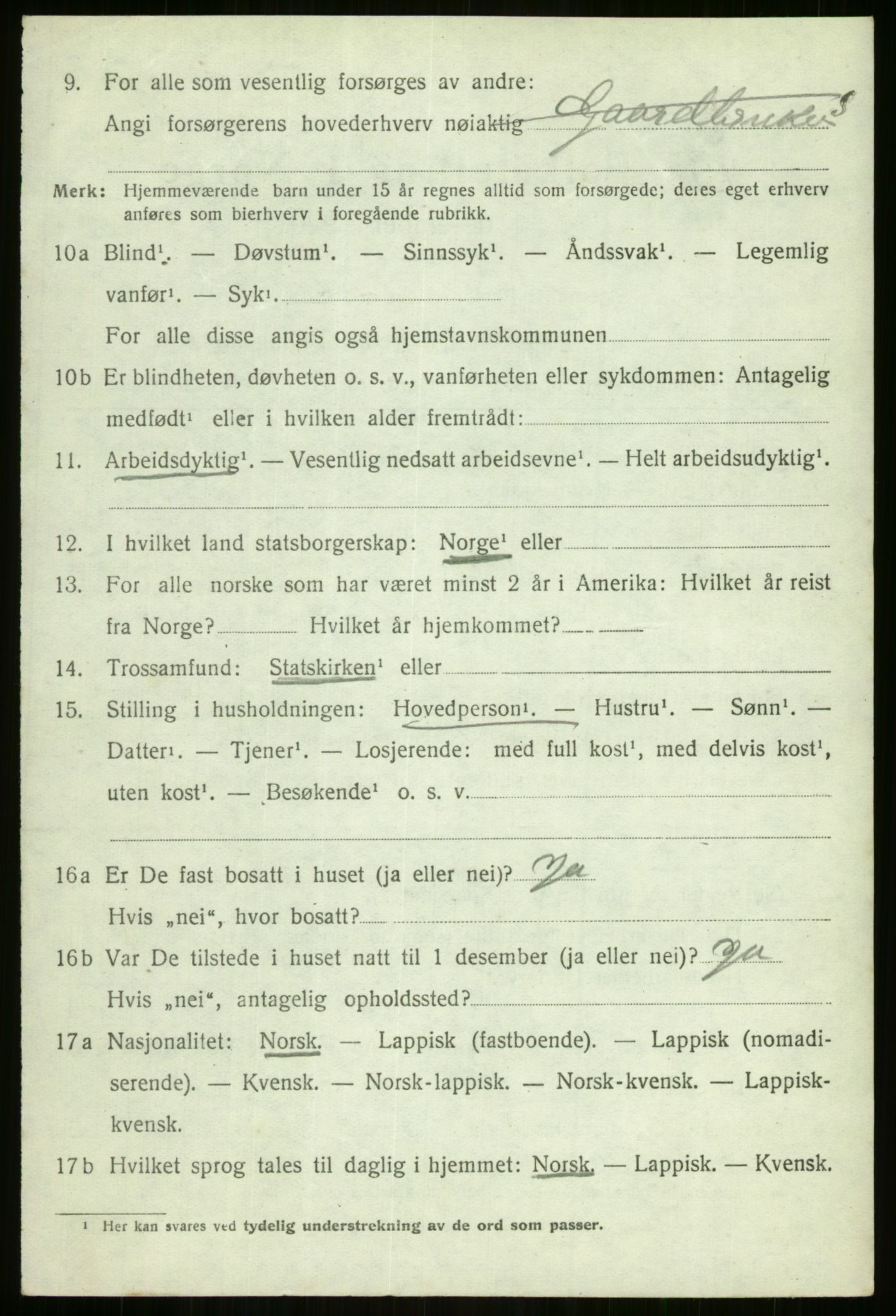 SATØ, 1920 census for Sørreisa, 1920, p. 4754