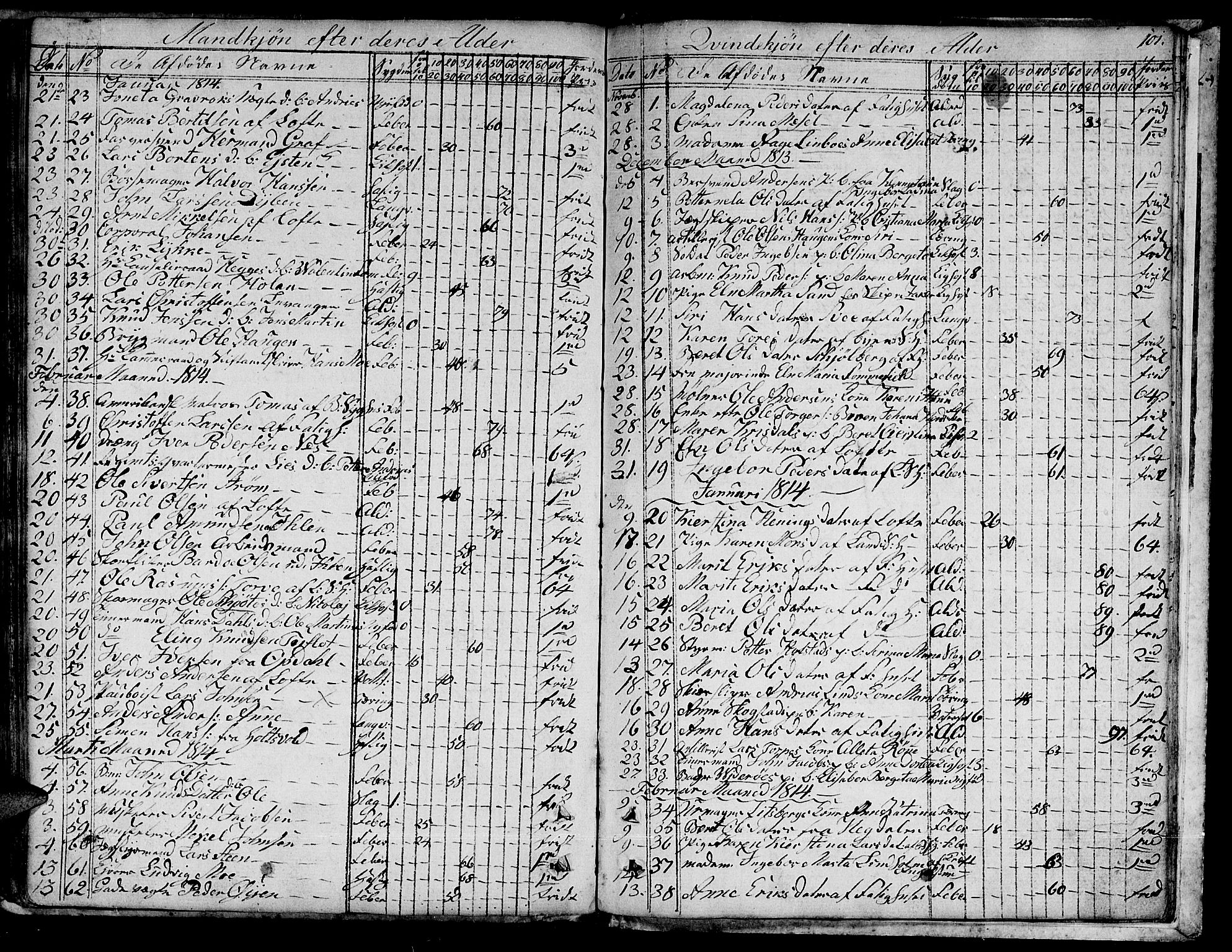 Ministerialprotokoller, klokkerbøker og fødselsregistre - Sør-Trøndelag, SAT/A-1456/601/L0040: Parish register (official) no. 601A08, 1783-1818, p. 101