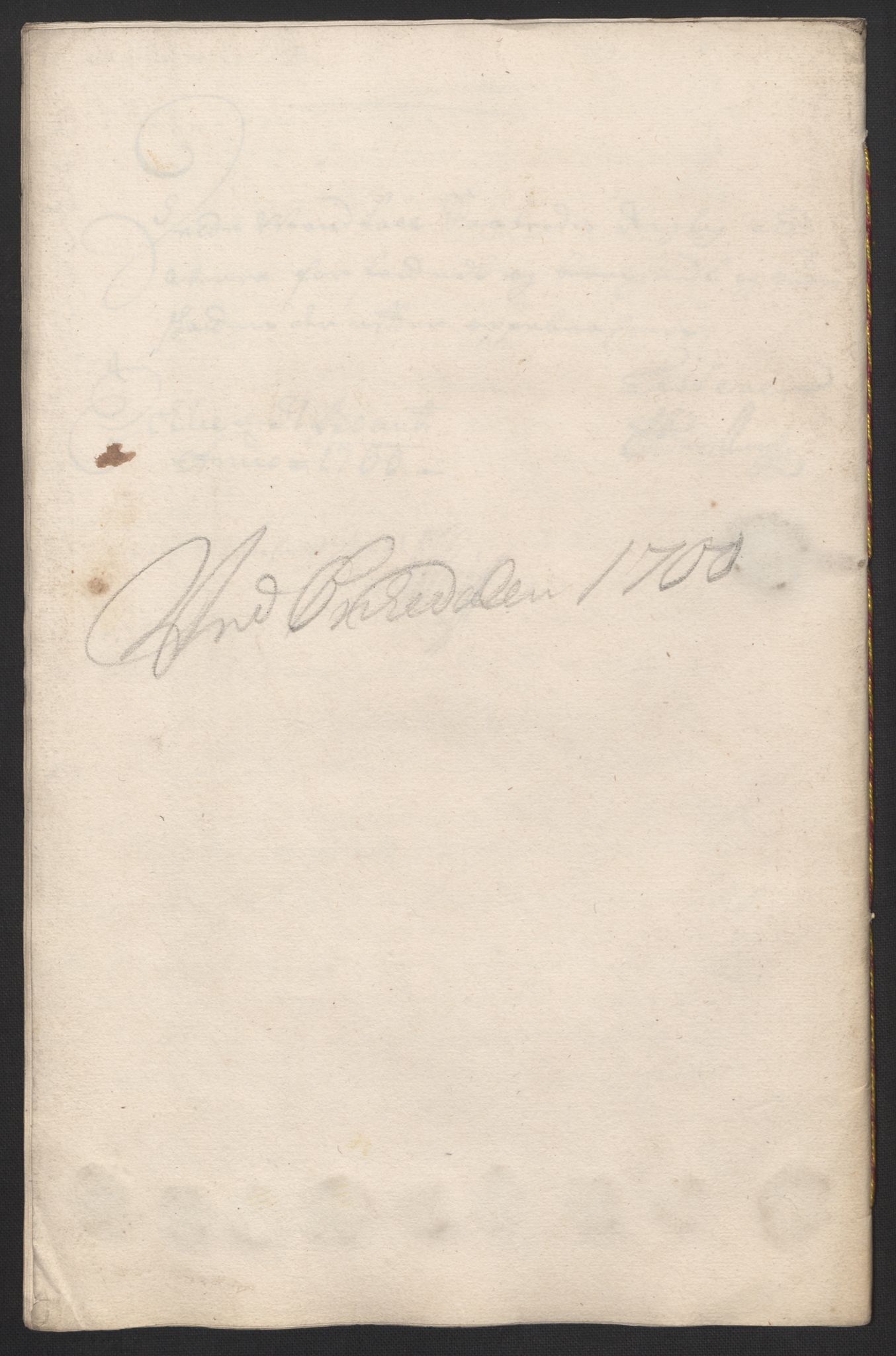 Rentekammeret inntil 1814, Reviderte regnskaper, Fogderegnskap, AV/RA-EA-4092/R60/L3950: Fogderegnskap Orkdal og Gauldal, 1700, p. 125