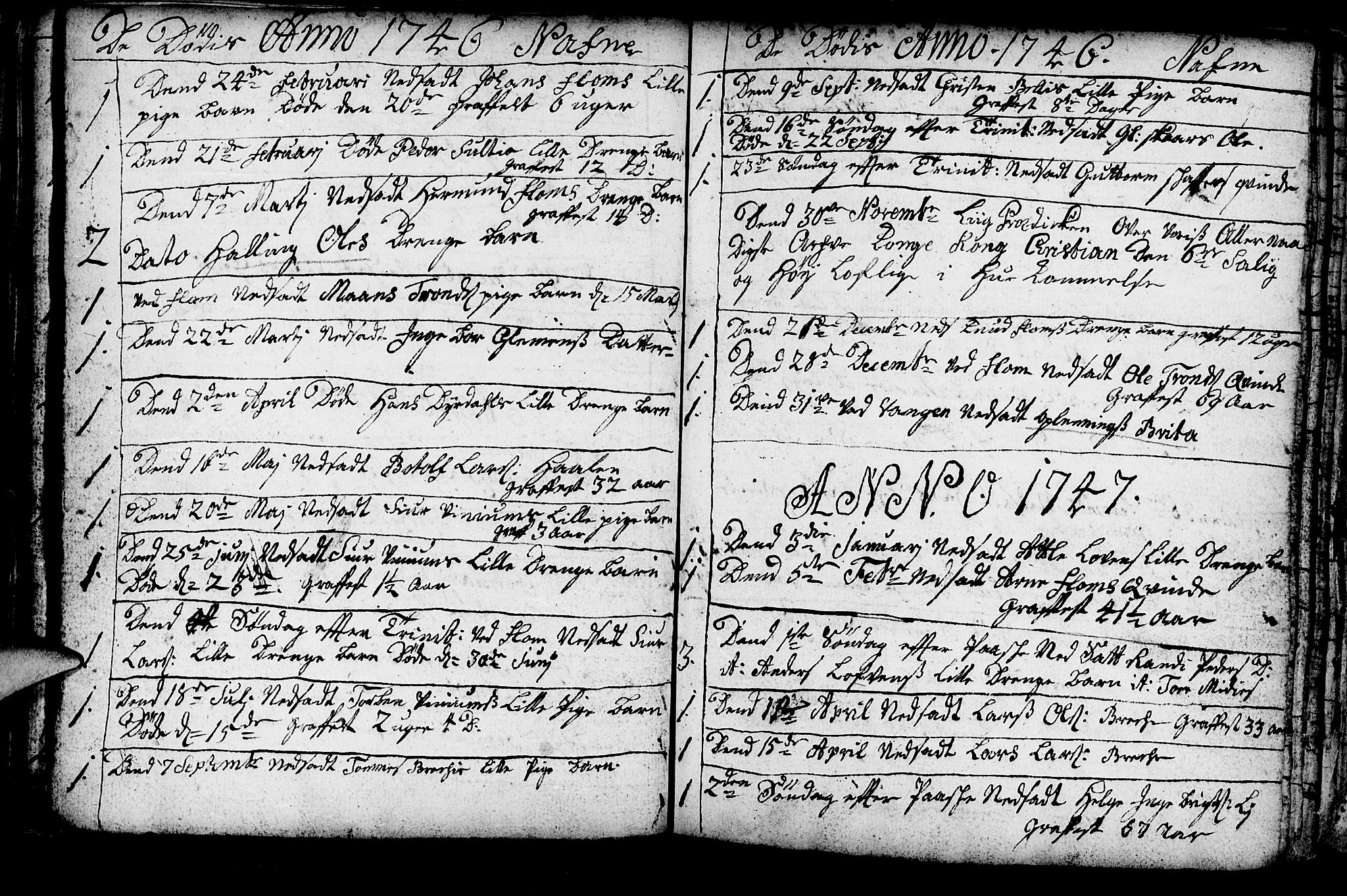 Aurland sokneprestembete, SAB/A-99937/H/Ha/Haa/L0003: Parish register (official) no. A 3, 1735-1761, p. 120