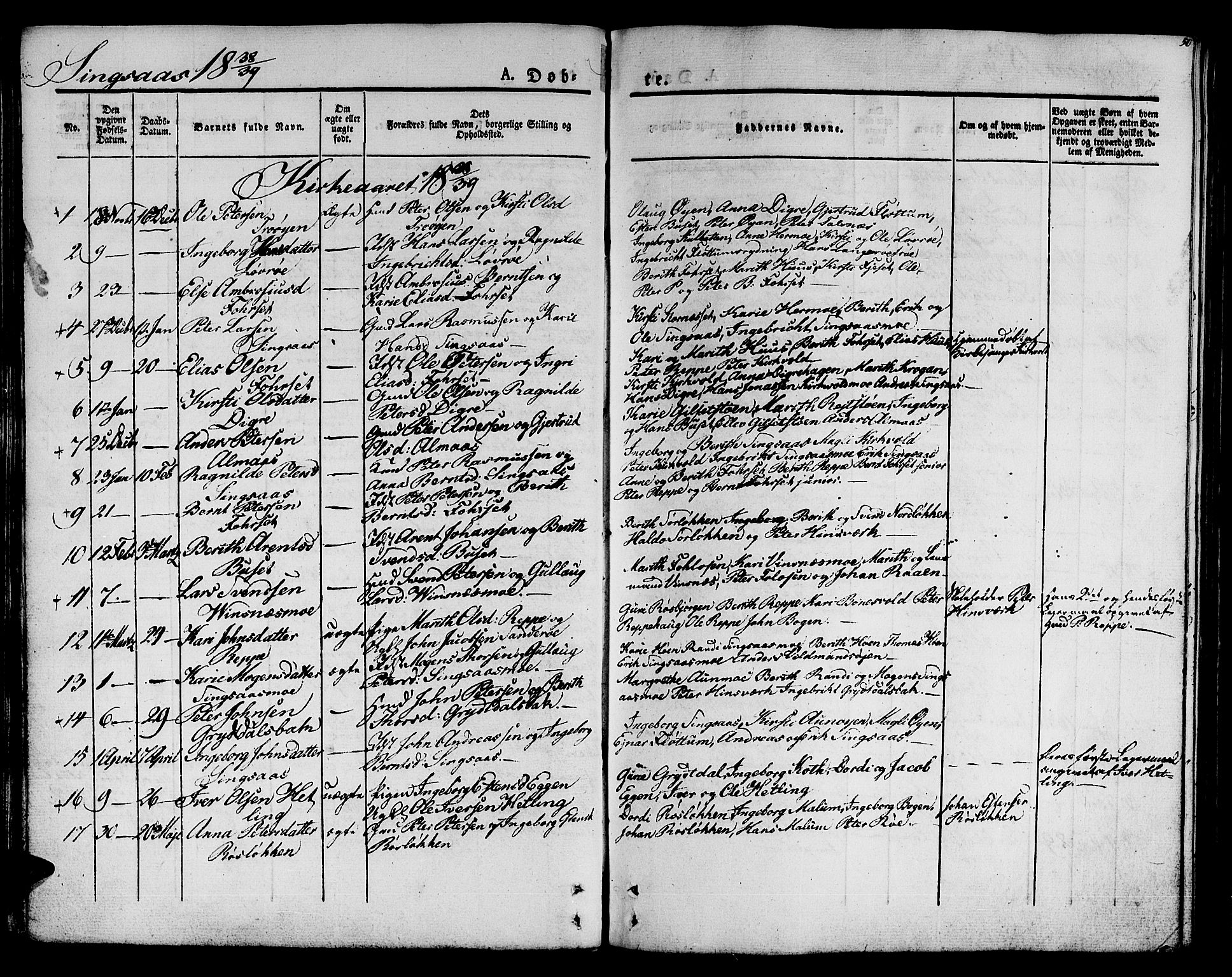 Ministerialprotokoller, klokkerbøker og fødselsregistre - Sør-Trøndelag, SAT/A-1456/685/L0958: Parish register (official) no. 685A04 /2, 1829-1845, p. 50