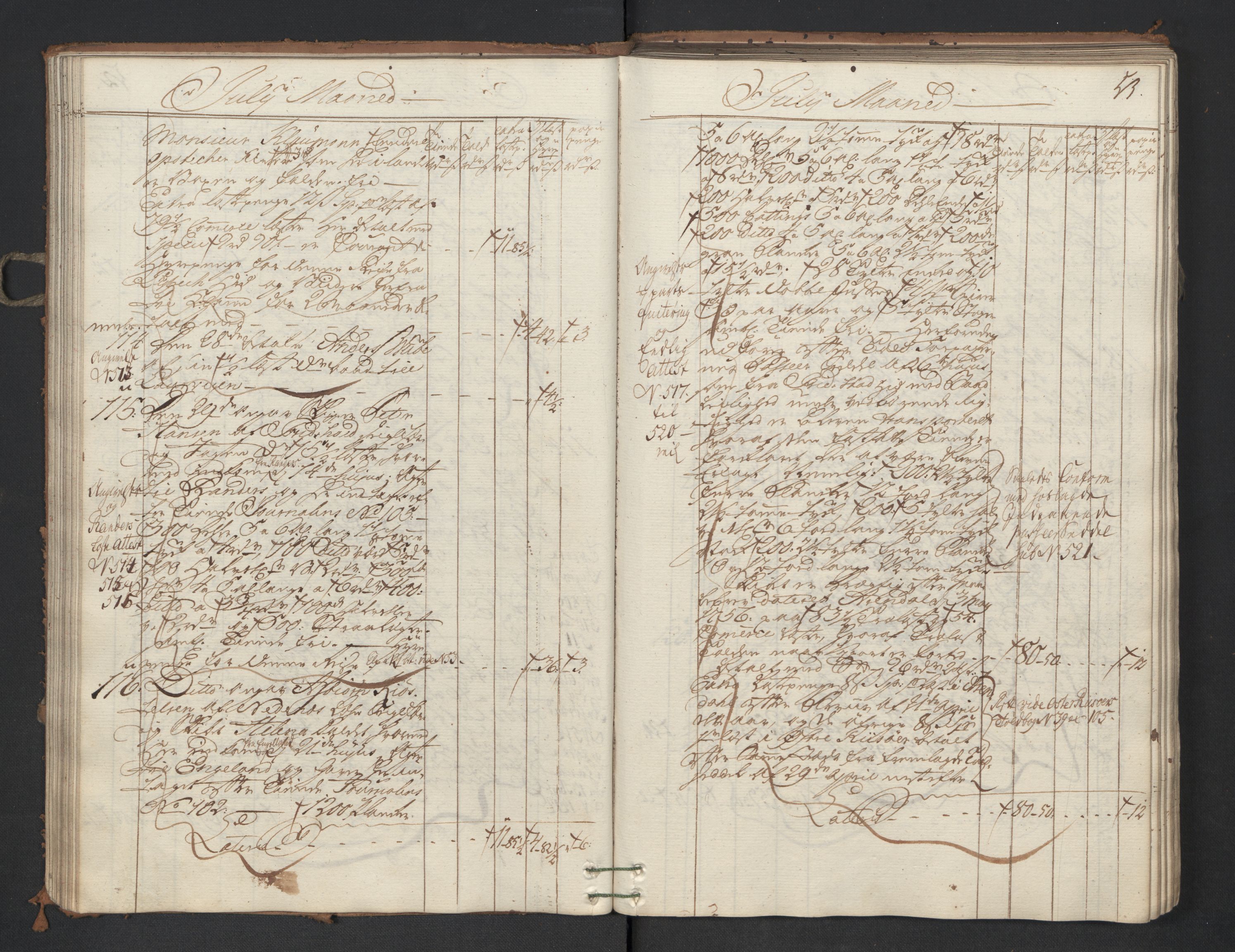 Generaltollkammeret, tollregnskaper, AV/RA-EA-5490/R01/L0047/0001: Tollregnskaper Fredrikshald / Utgående hovedtollbok, 1762, p. 52b-53a