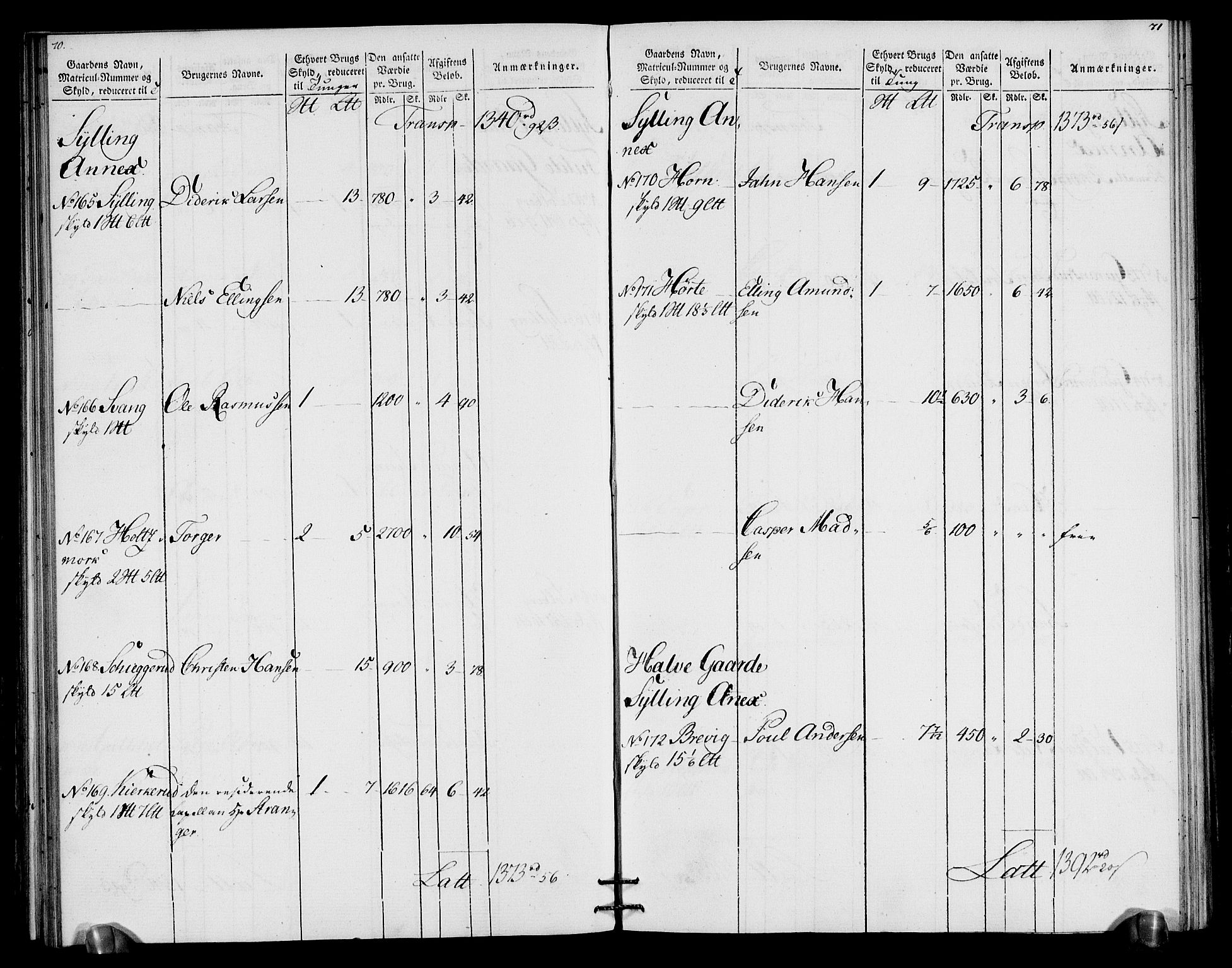 Rentekammeret inntil 1814, Realistisk ordnet avdeling, AV/RA-EA-4070/N/Ne/Nea/L0066: Buskerud fogderi. Oppebørselsregister for Lier, Røyken og Hurum prestegjeld, 1803-1804, p. 39