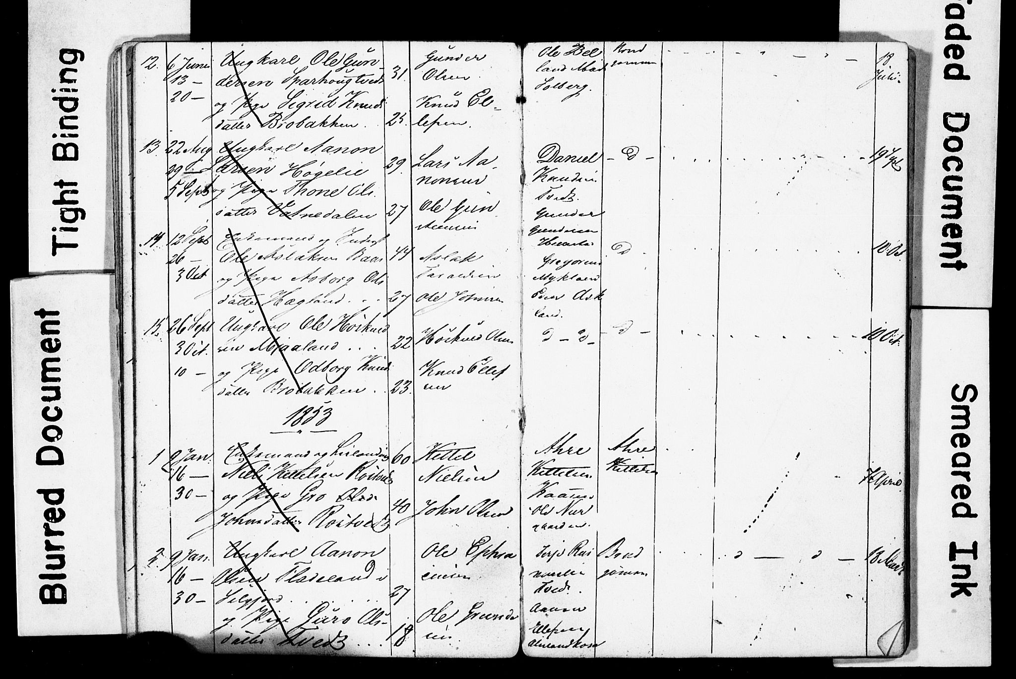 Åmli sokneprestkontor, AV/SAK-1111-0050/F/Ff/L0001: Parish register draft no. A VI 19, 1848-1864