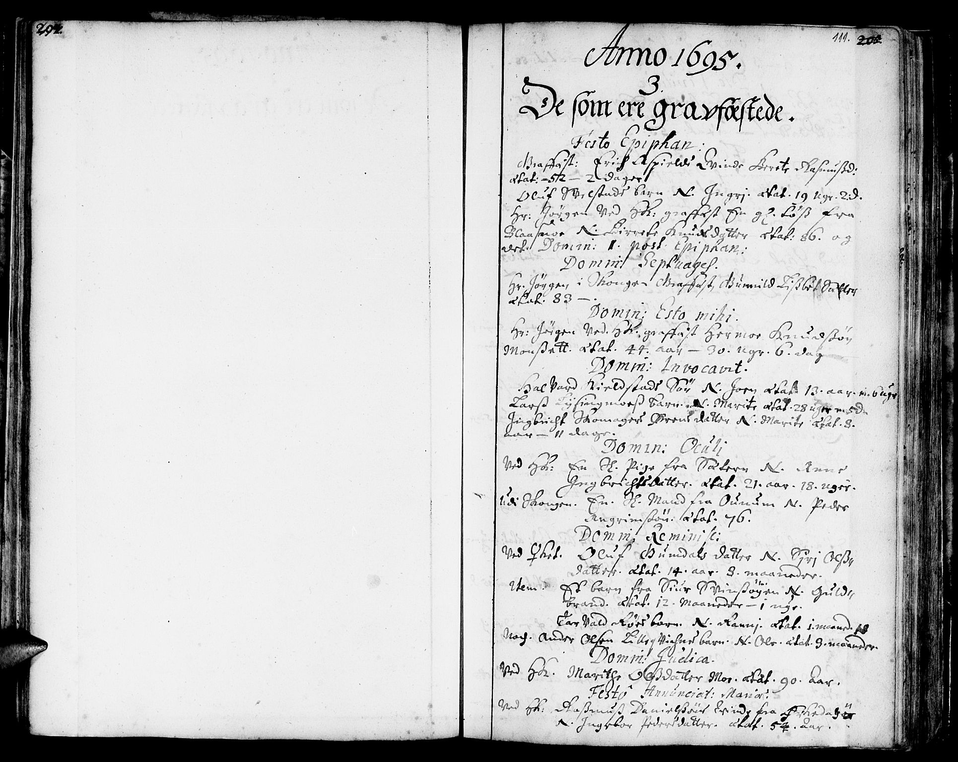 Ministerialprotokoller, klokkerbøker og fødselsregistre - Sør-Trøndelag, SAT/A-1456/668/L0801: Parish register (official) no. 668A01, 1695-1716, p. 110-111