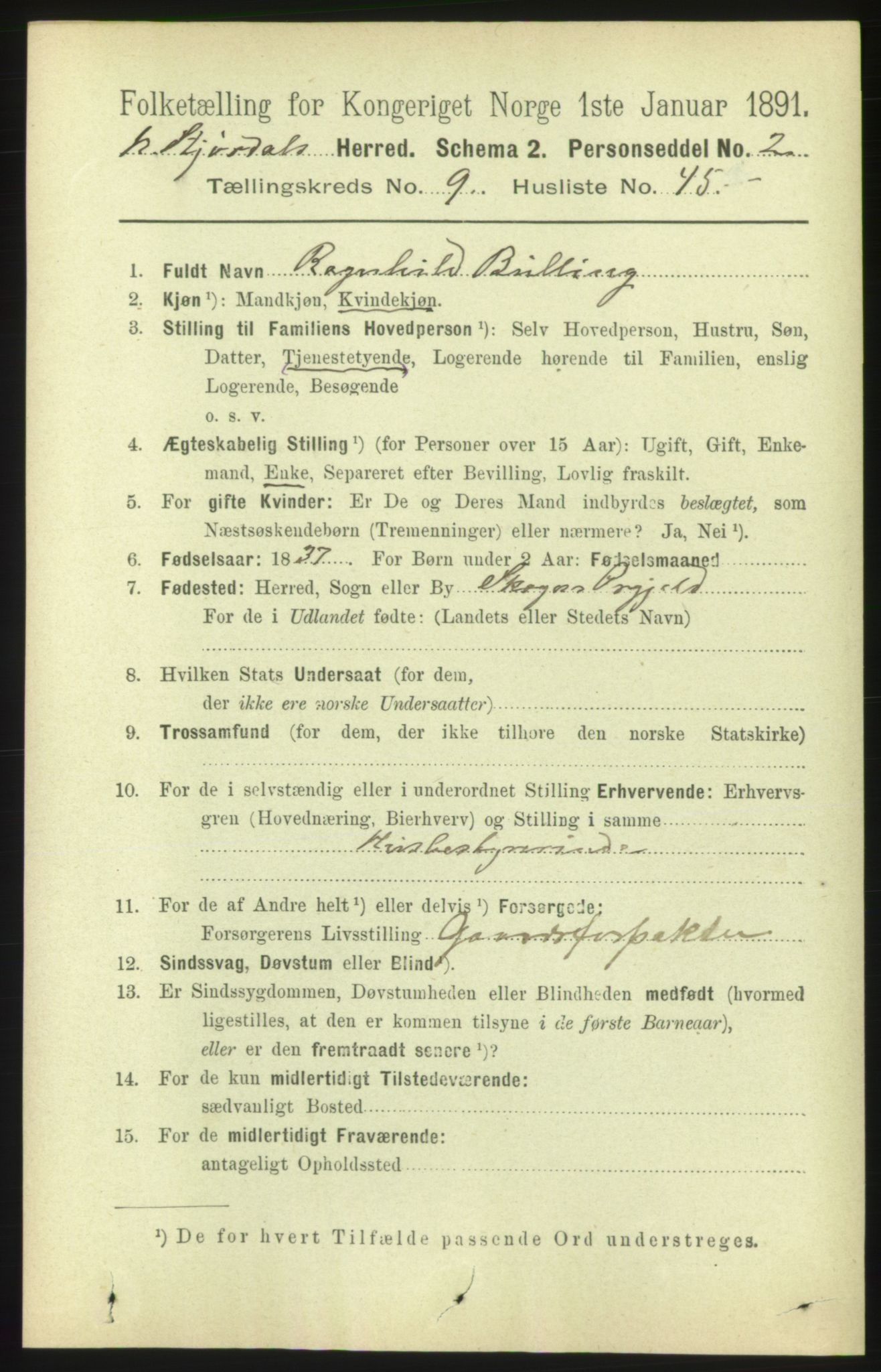 RA, 1891 census for 1714 Nedre Stjørdal, 1891, p. 5102