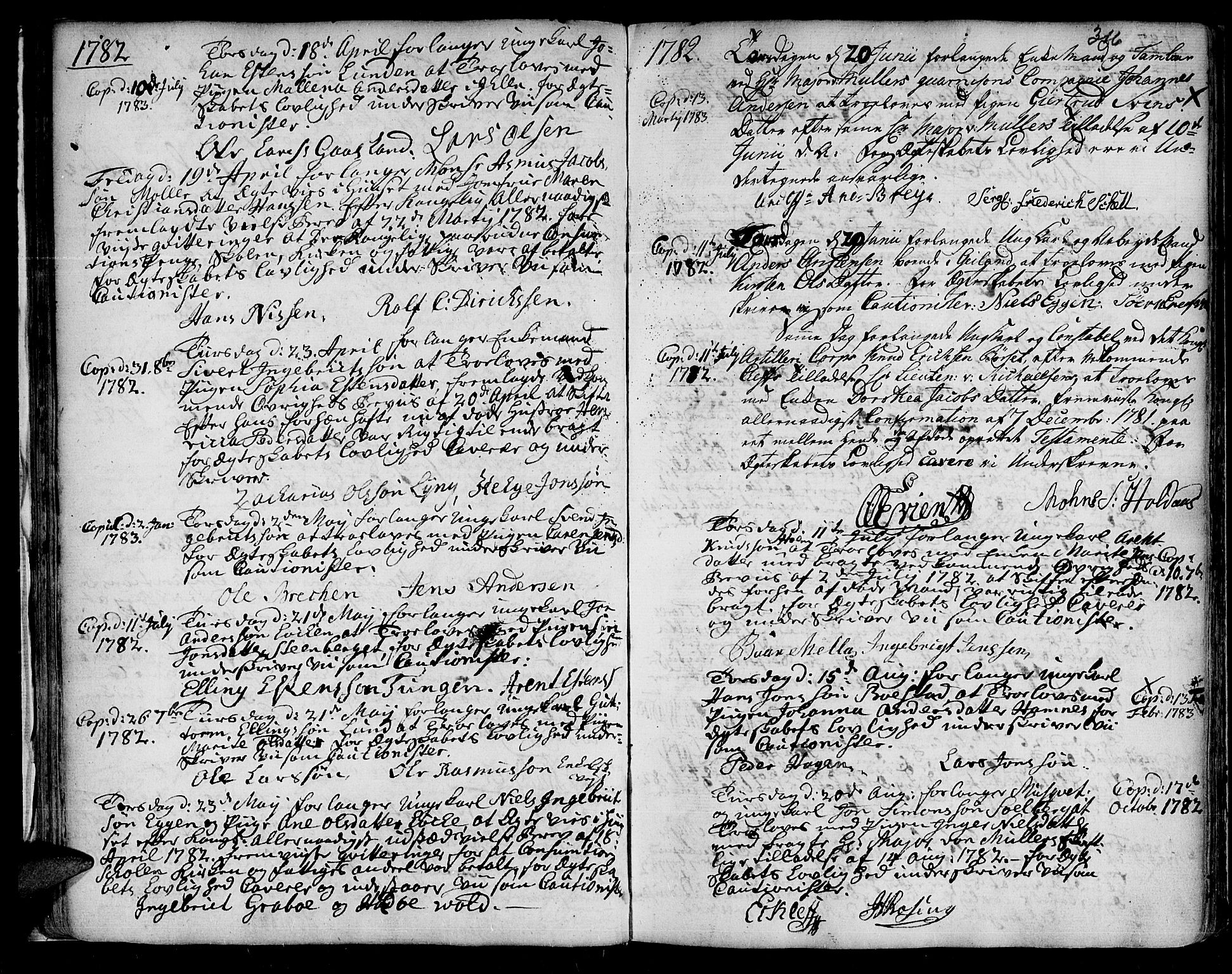 Ministerialprotokoller, klokkerbøker og fødselsregistre - Sør-Trøndelag, SAT/A-1456/601/L0038: Parish register (official) no. 601A06, 1766-1877, p. 316