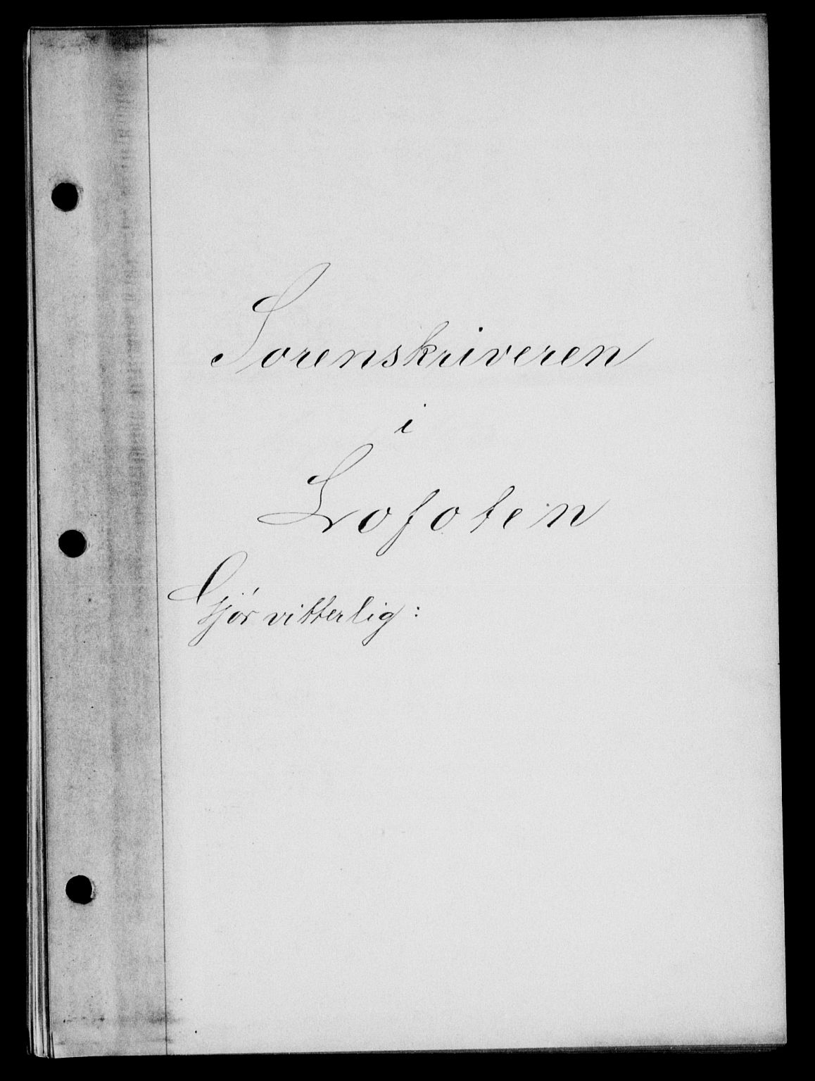 Lofoten sorenskriveri, SAT/A-0017/1/2/2C/L0028b: Mortgage book no. 28b, 1933-1933