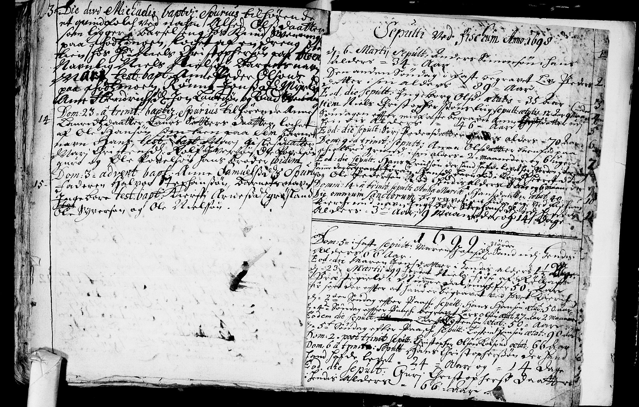 Eiker kirkebøker, SAKO/A-4/F/Fa/L0001: Parish register (official) no. I 1 /2, 1689-1704